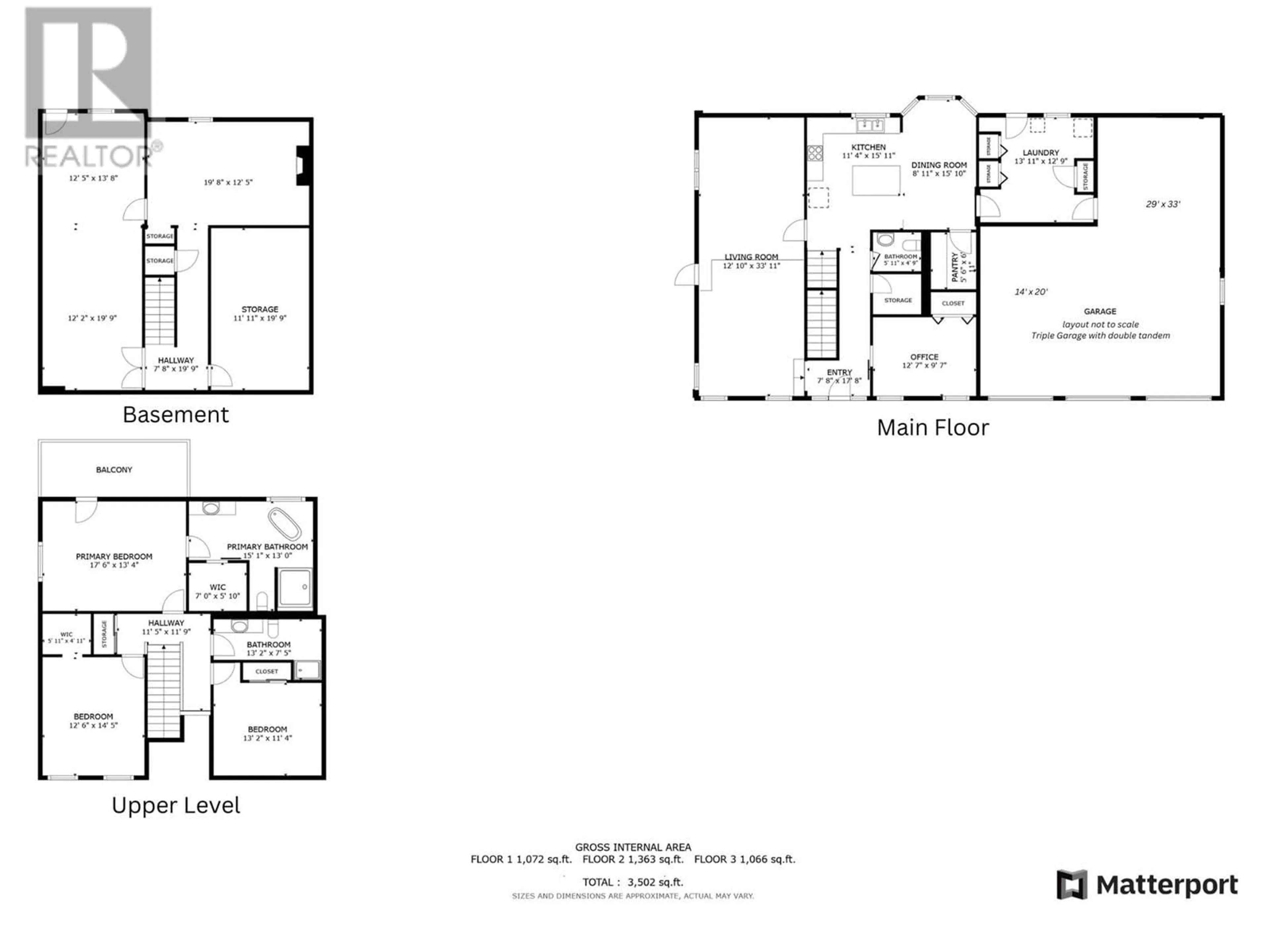 Floor plan for 512 WILDWOOD Drive, Cranbrook British Columbia V1C6V1