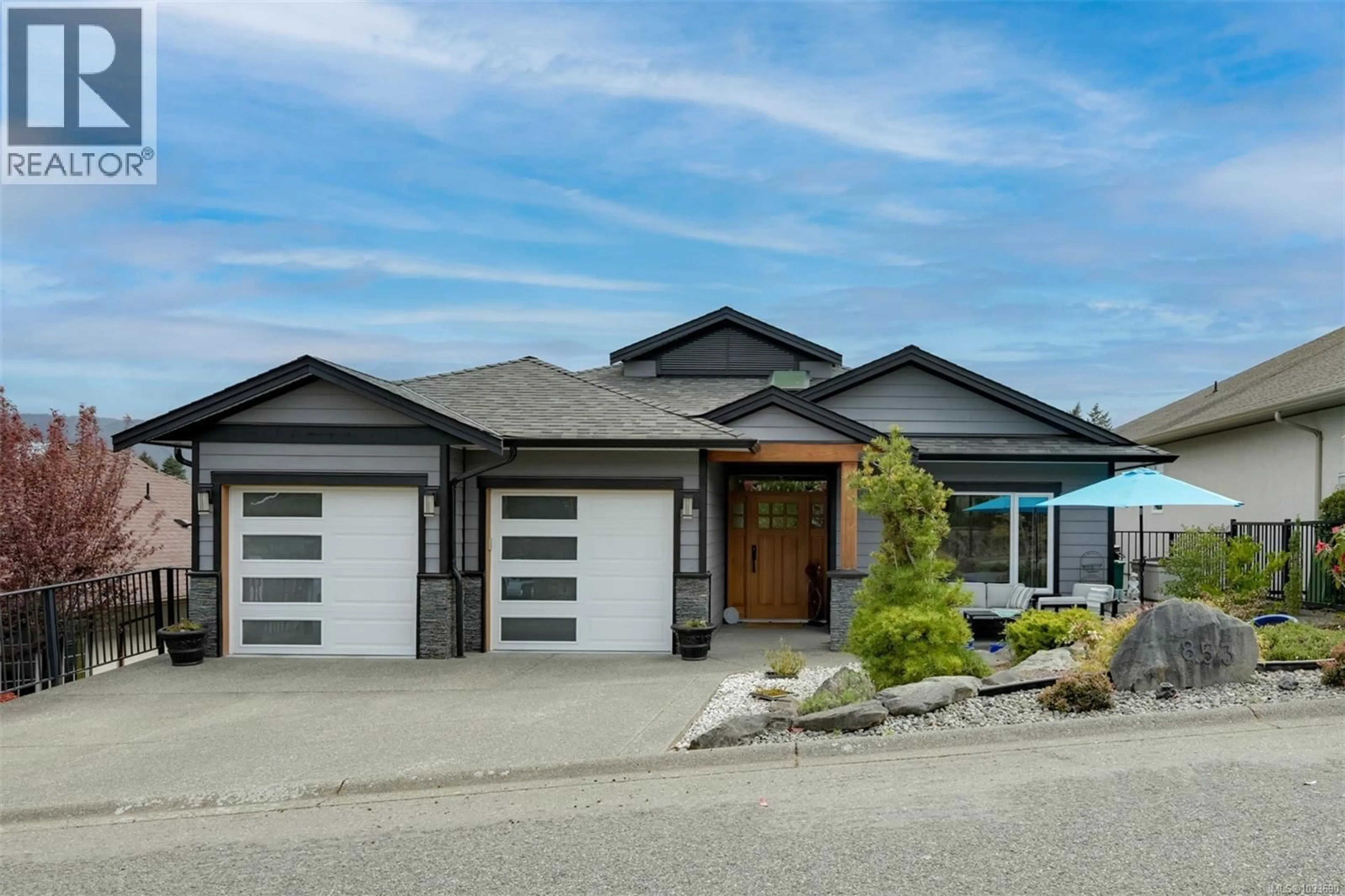 Home with vinyl exterior material, street for 853 COUNTRY CLUB DRIVE, Cobble Hill British Columbia V8H0K8