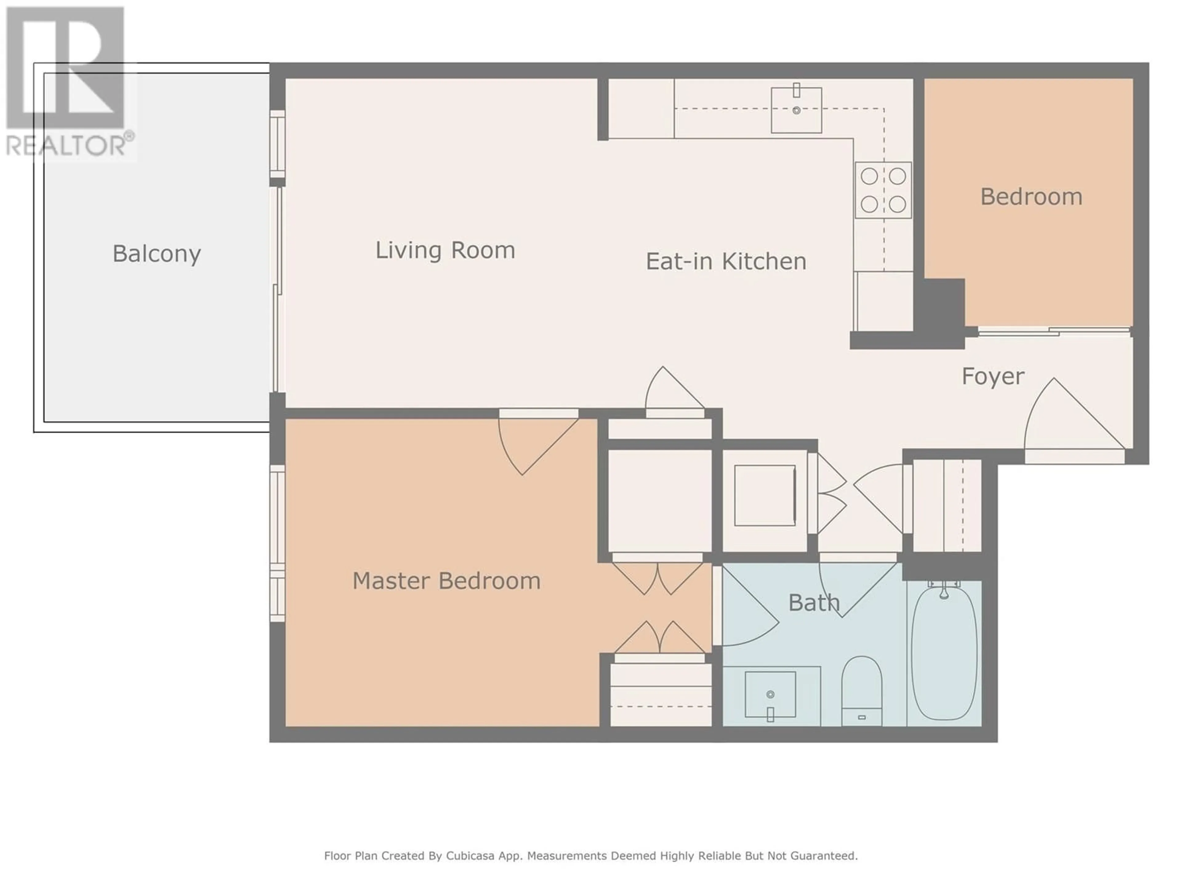 Floor plan for 606 - 1471 ST PAUL STREET, Kelowna British Columbia V1Y2E4