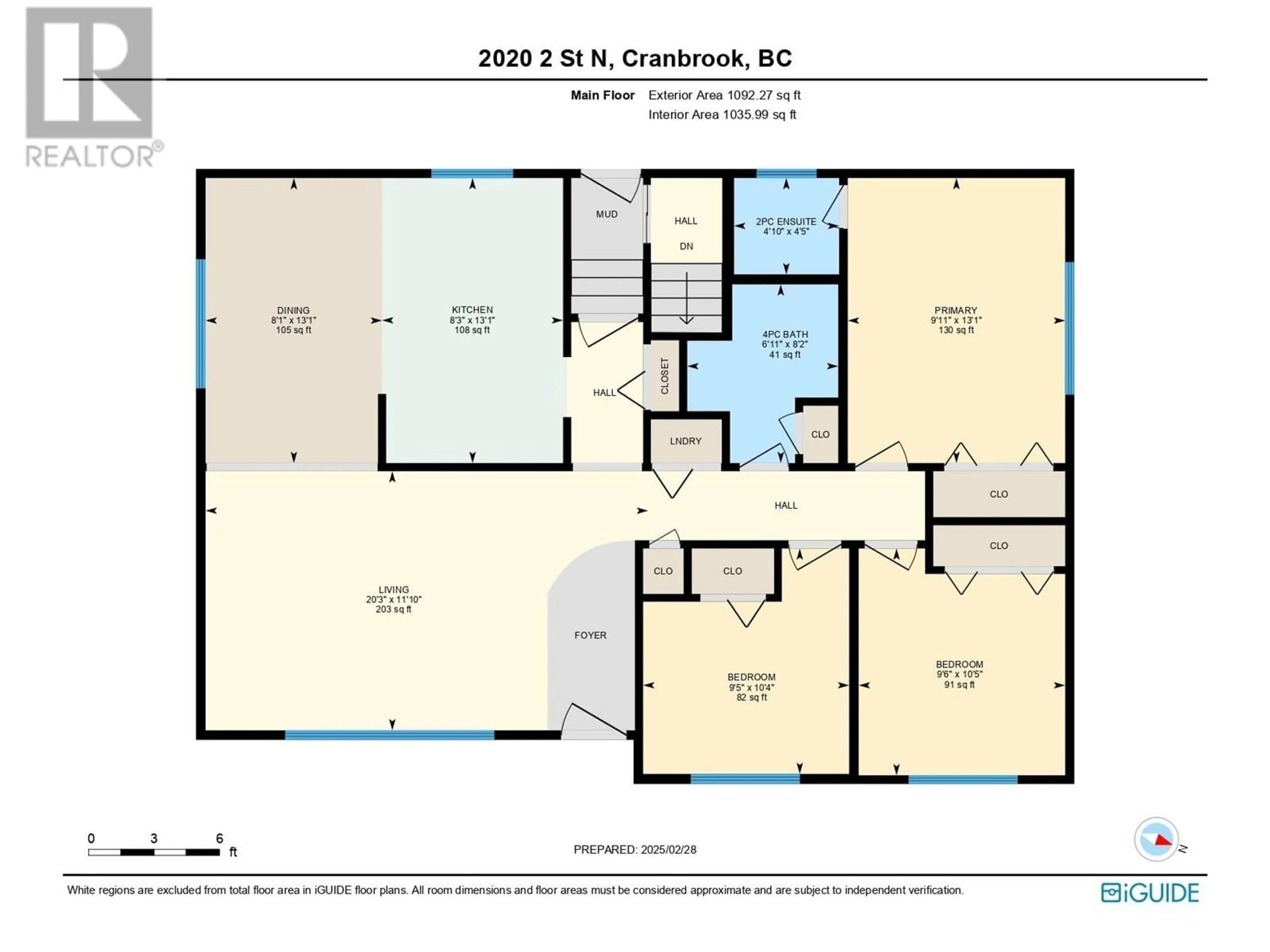 Floor plan for 2020 2ND  N Street, Cranbrook British Columbia V1C4M5