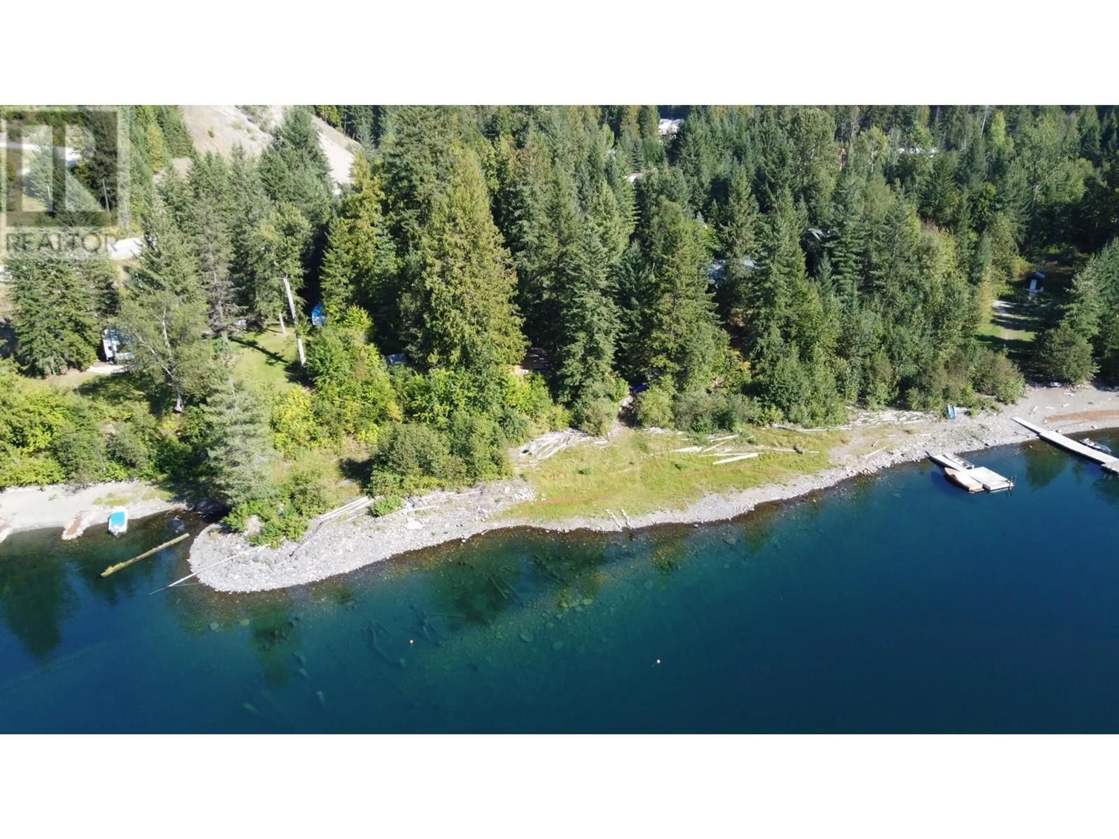 A pic from outside/outdoor area/front of a property/back of a property/a pic from drone, water/lake/river/ocean view for 523 ROSEBERY LOOP ROAD, Rosebery British Columbia V0G1S1