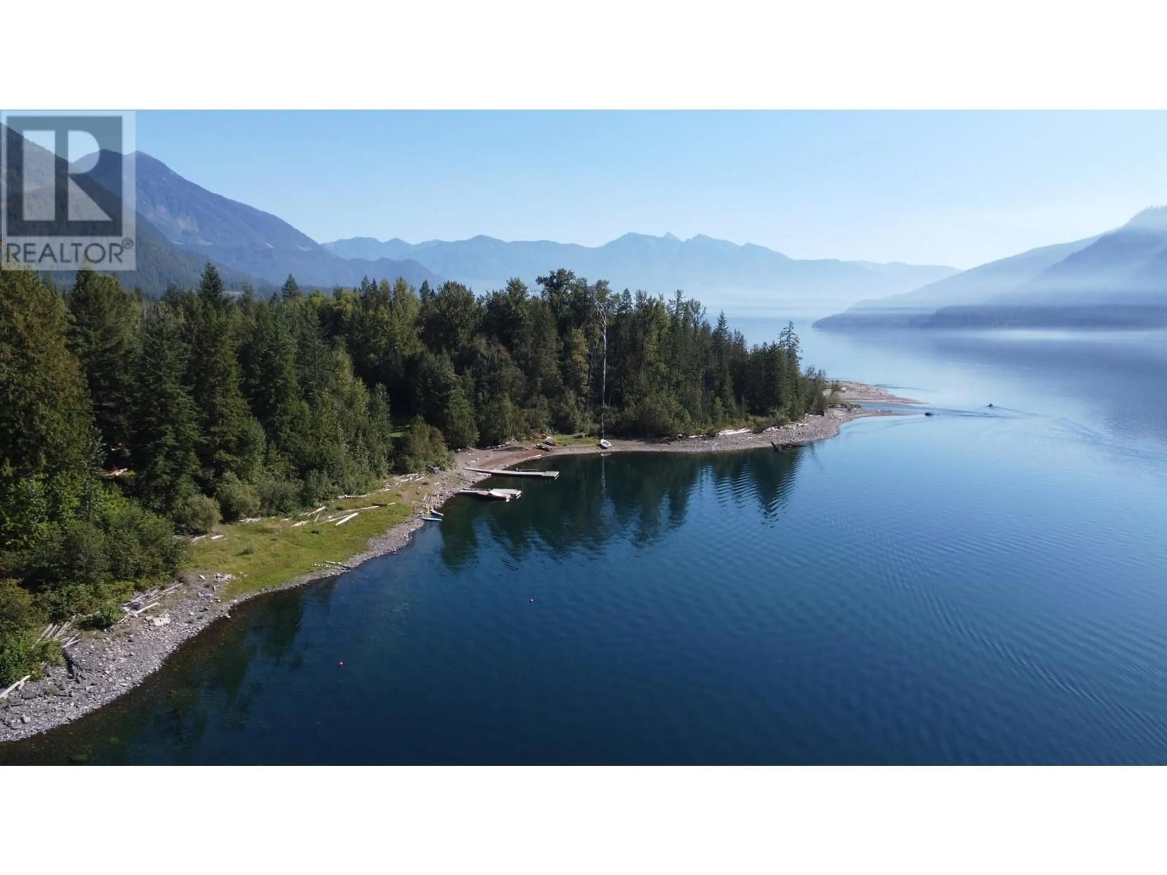 A pic from outside/outdoor area/front of a property/back of a property/a pic from drone, water/lake/river/ocean view for 523 ROSEBERY LOOP ROAD, Rosebery British Columbia V0G1S1