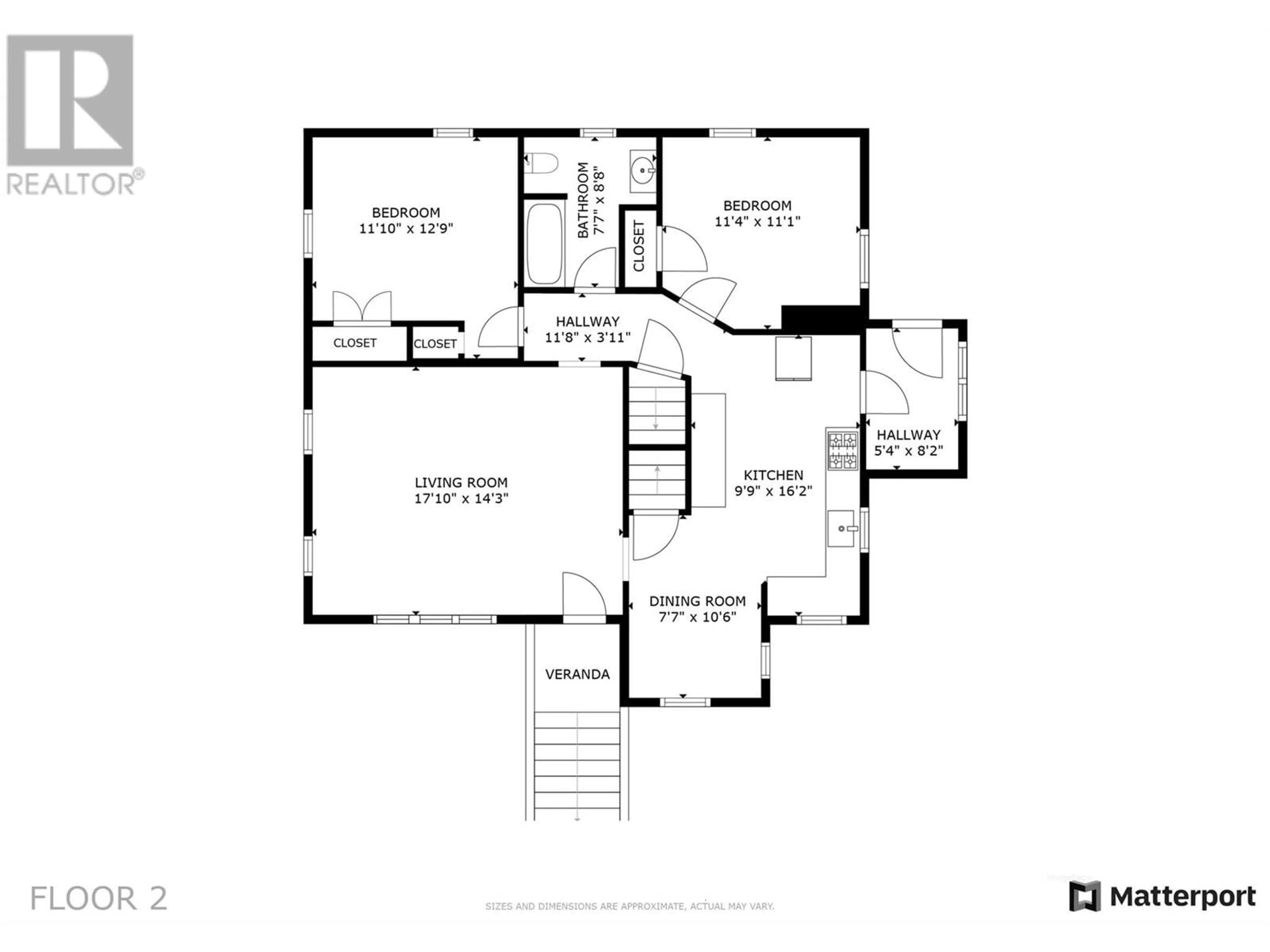 Floor plan for 794 Sutherland Avenue, Kelowna British Columbia V1Y5X5