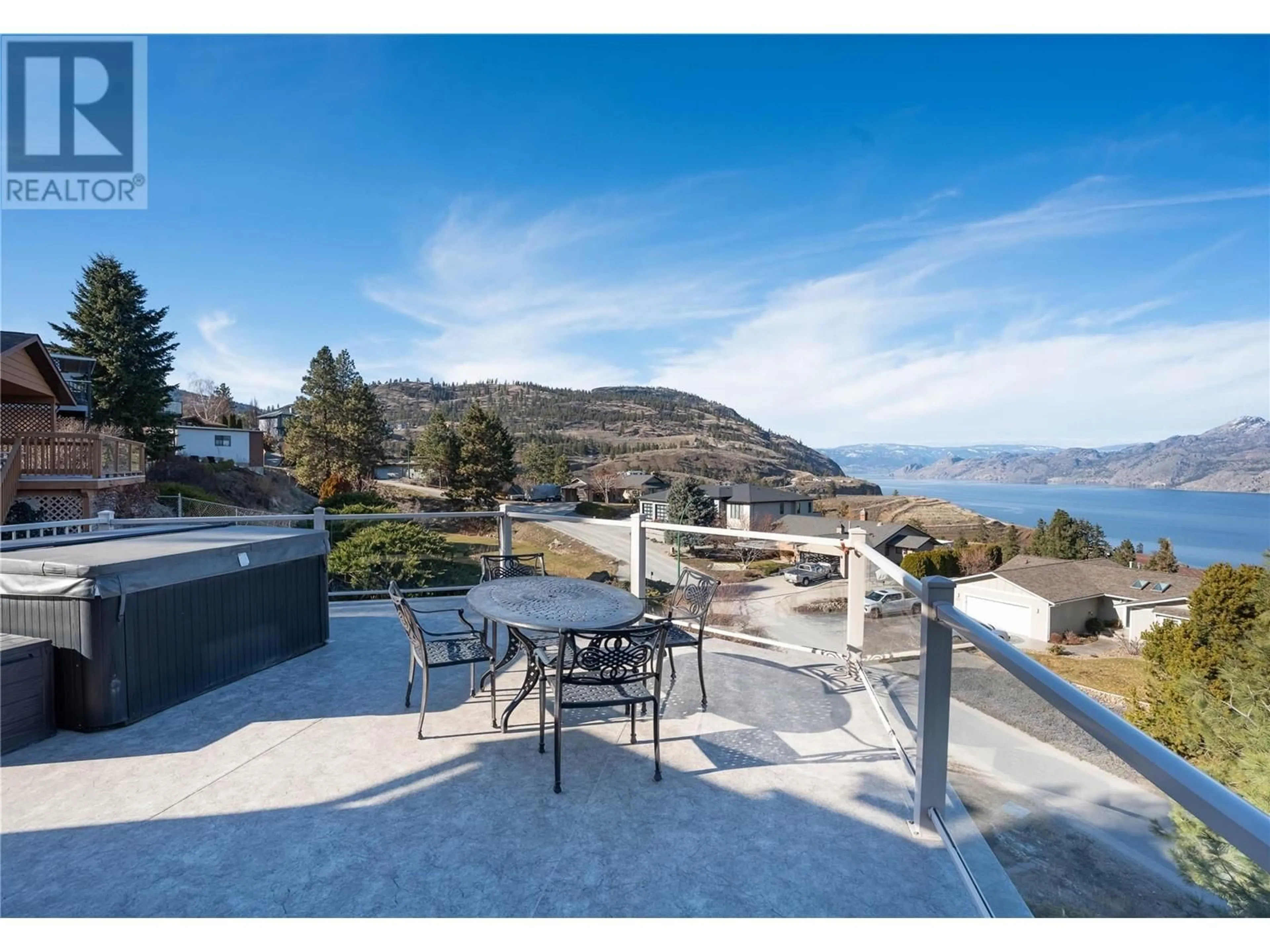 Patio, water/lake/river/ocean view for 136 SUMAC RIDGE DRIVE, Summerland British Columbia V0H1Z6