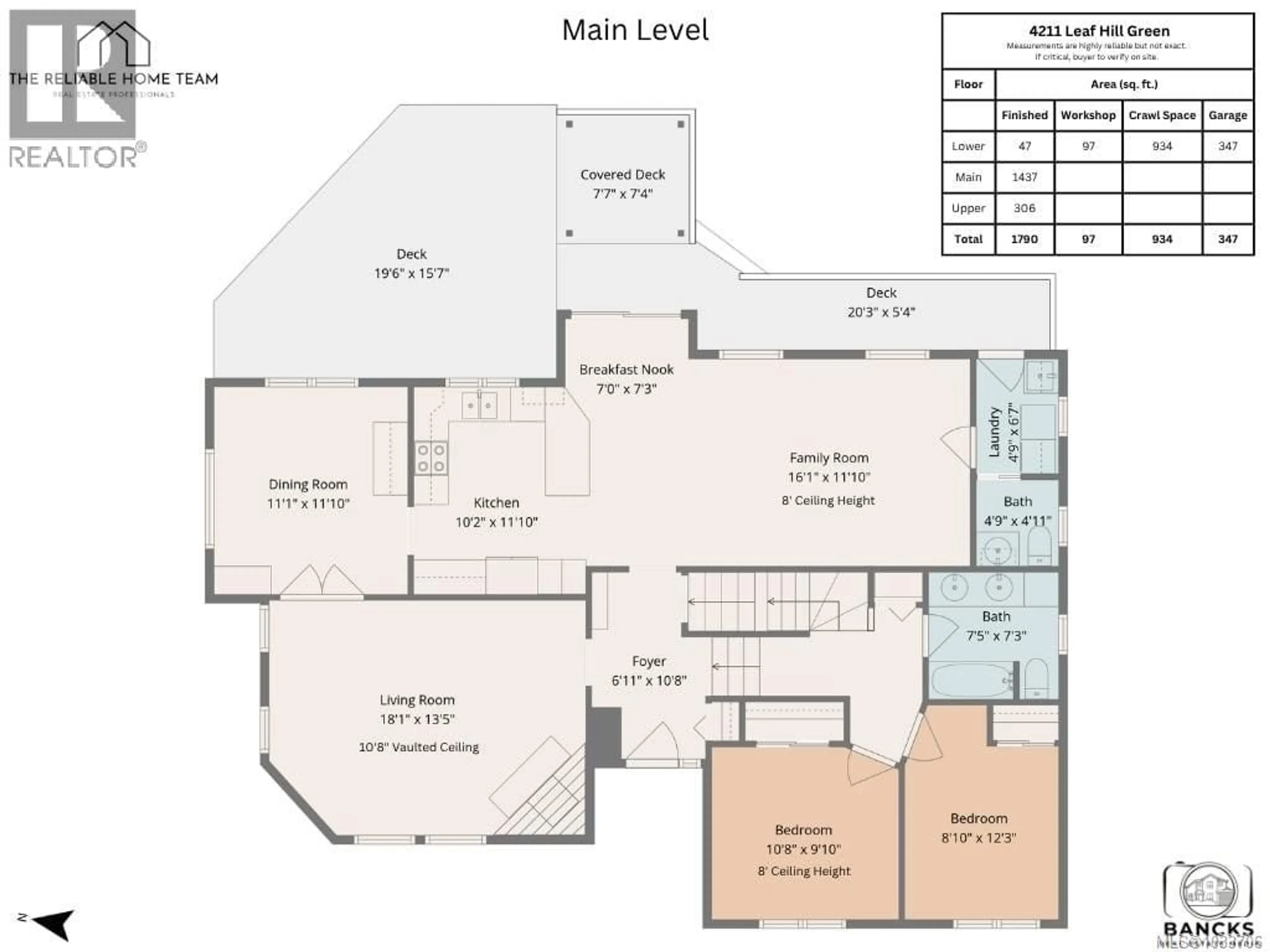 Floor plan for 4211 LEAF HILL GREEN, Saanich British Columbia V8X4X8
