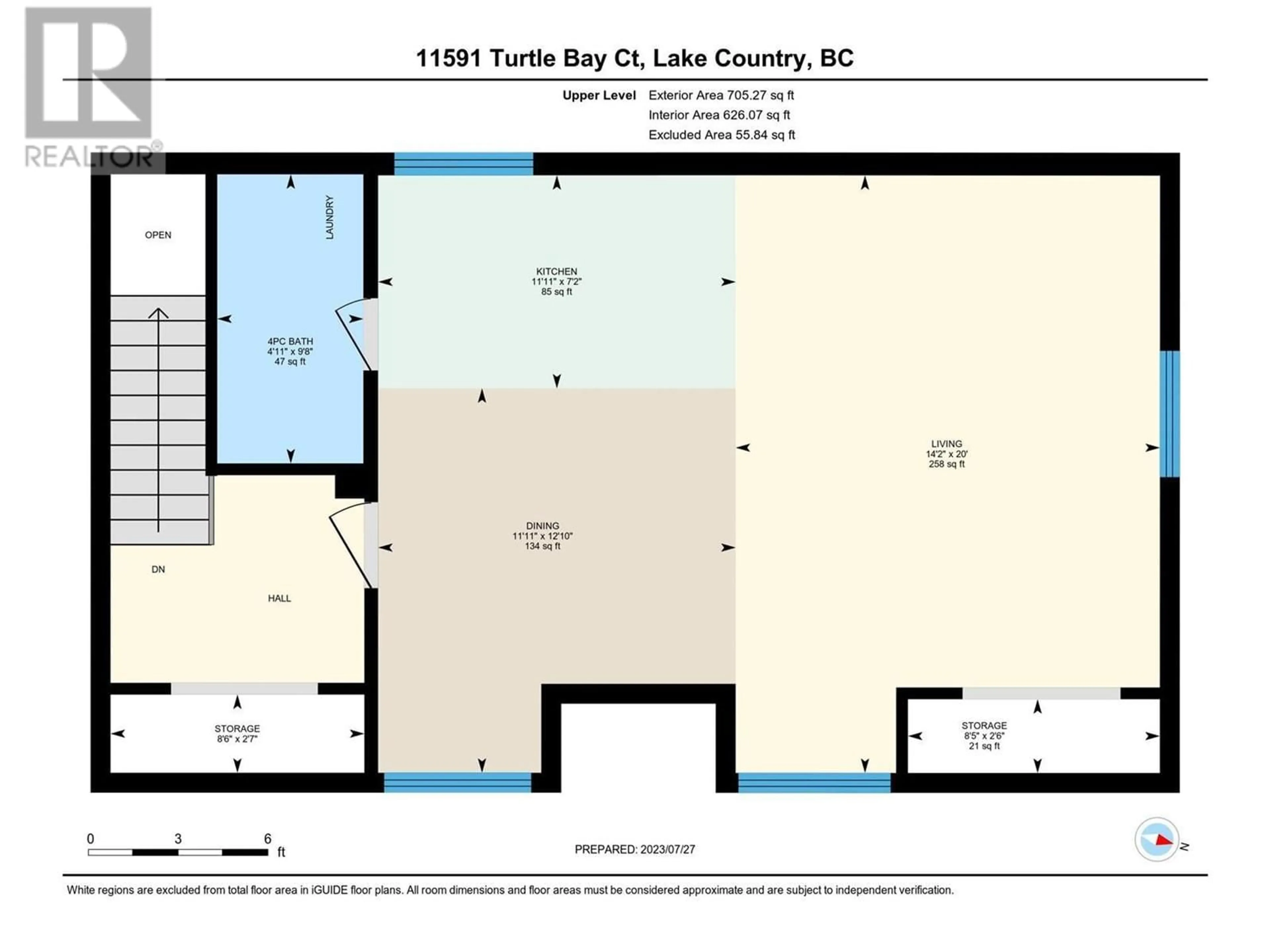Floor plan for 11591 TURTLE BAY COURT, Lake Country British Columbia V4V1X9