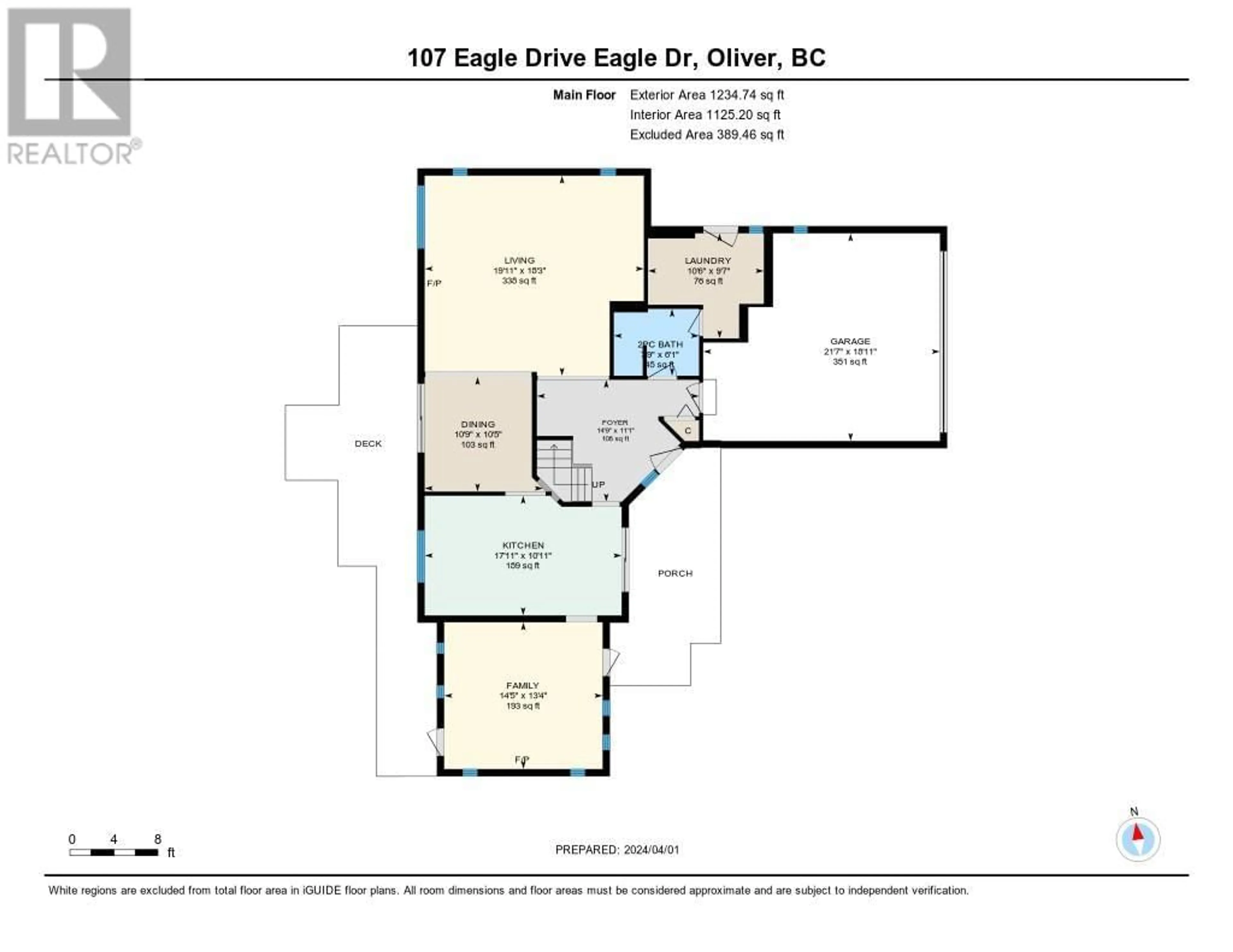 Floor plan for 107 EAGLE DRIVE, Kaleden British Columbia V0H1K0