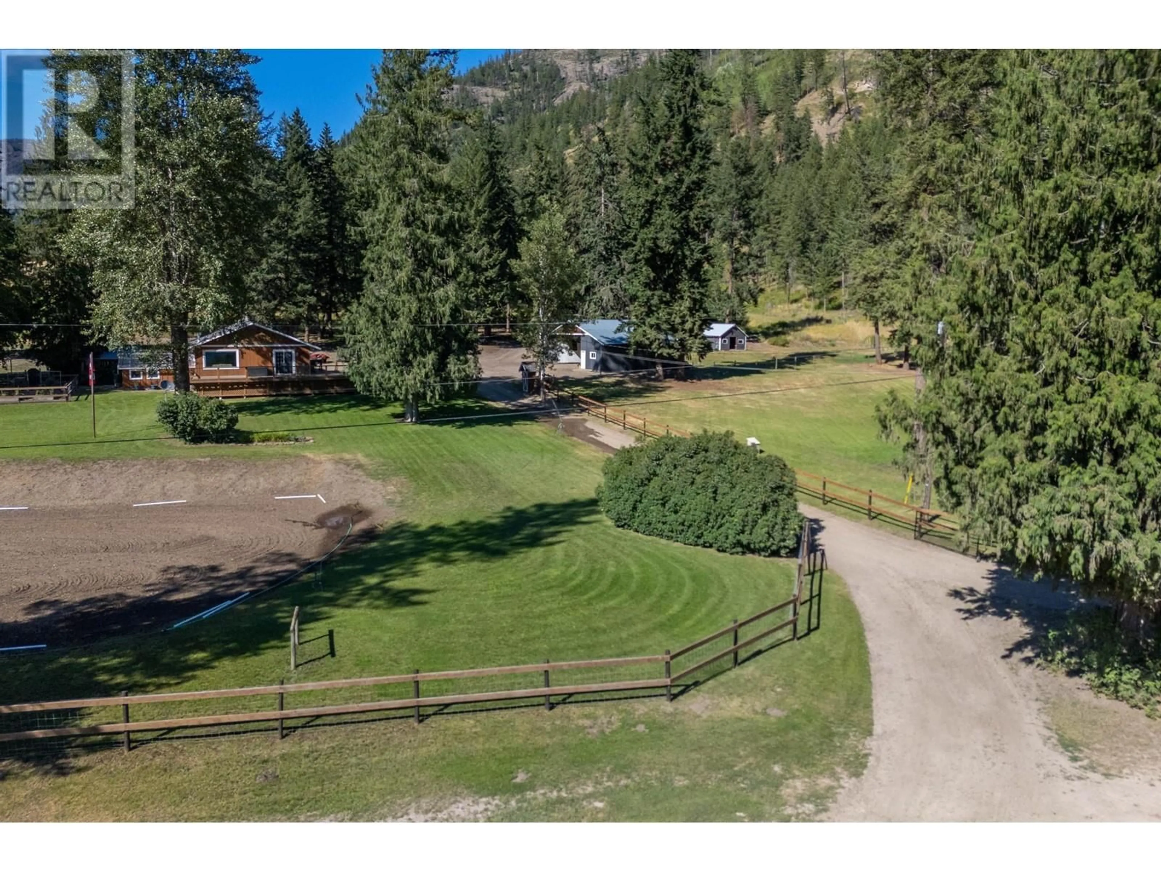 A pic from outside/outdoor area/front of a property/back of a property/a pic from drone, mountain view for 8661 SKIMIKIN ROAD, Chase British Columbia V0E1M1