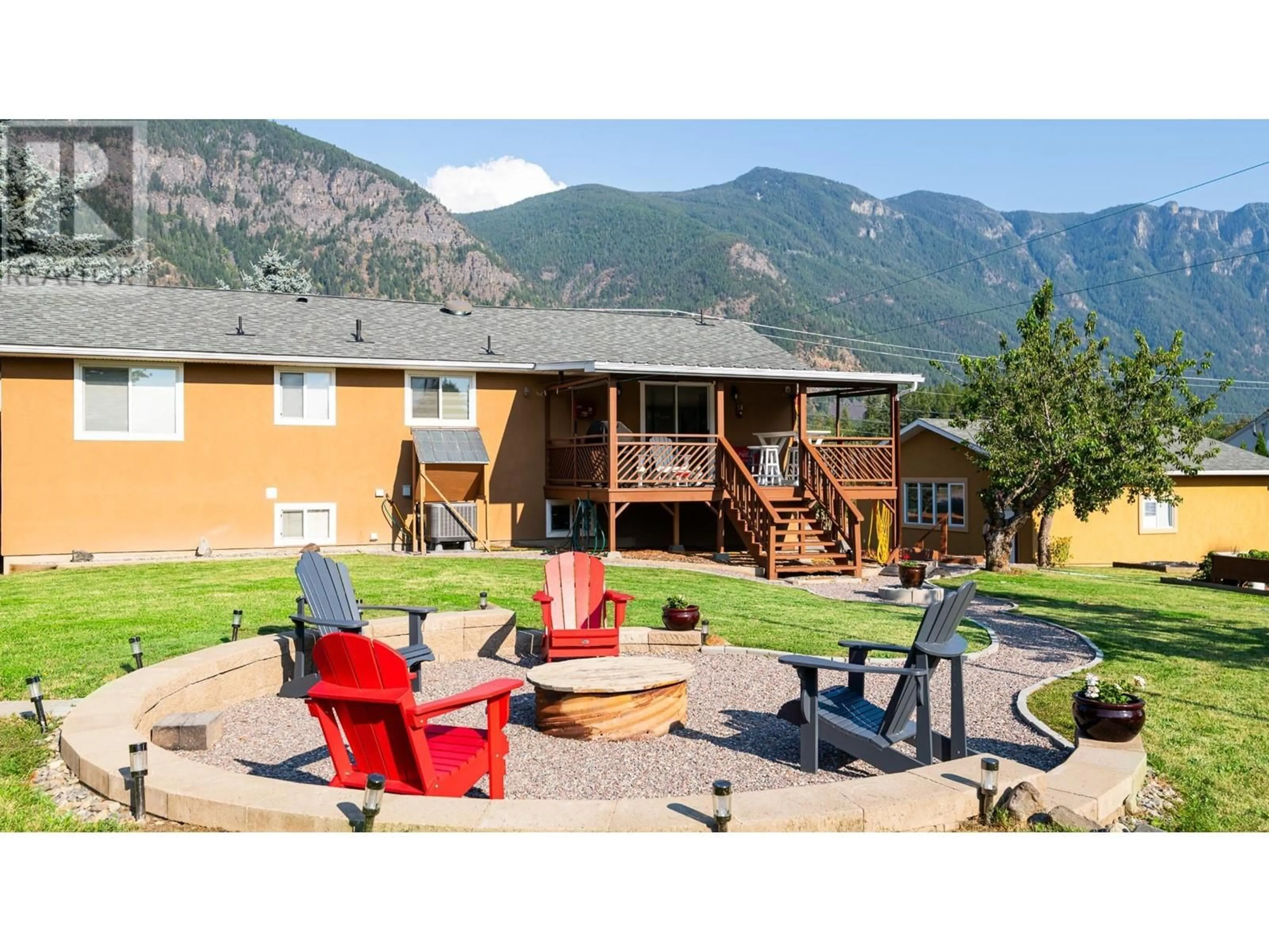 Patio, mountain view for 4857 CANYON LISTER Road, Canyon British Columbia V0B1C1