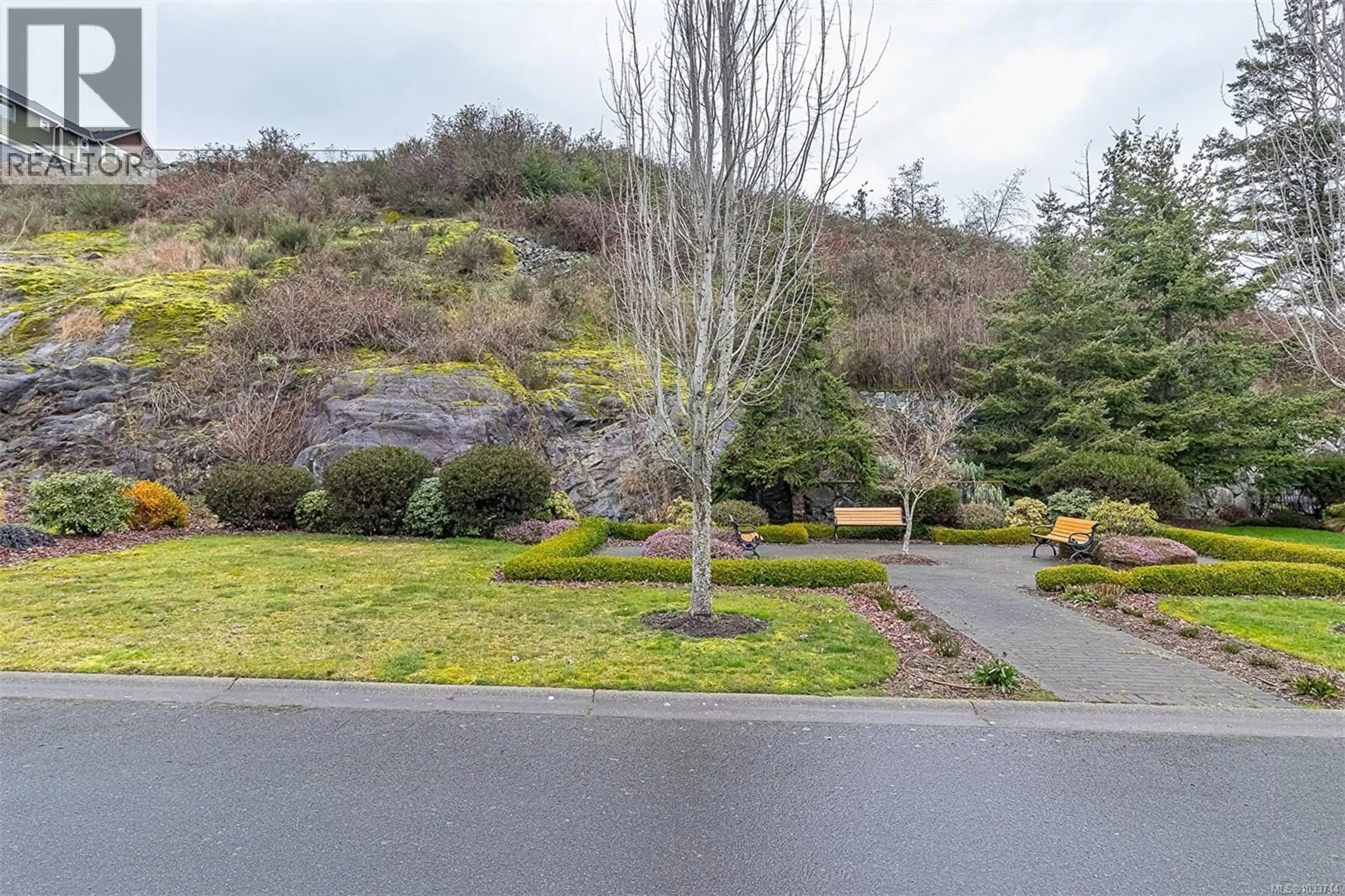 A pic from outside/outdoor area/front of a property/back of a property/a pic from drone, mountain view for 502 - 2234 STONE CREEK PLACE, Sooke British Columbia V9Z1J7