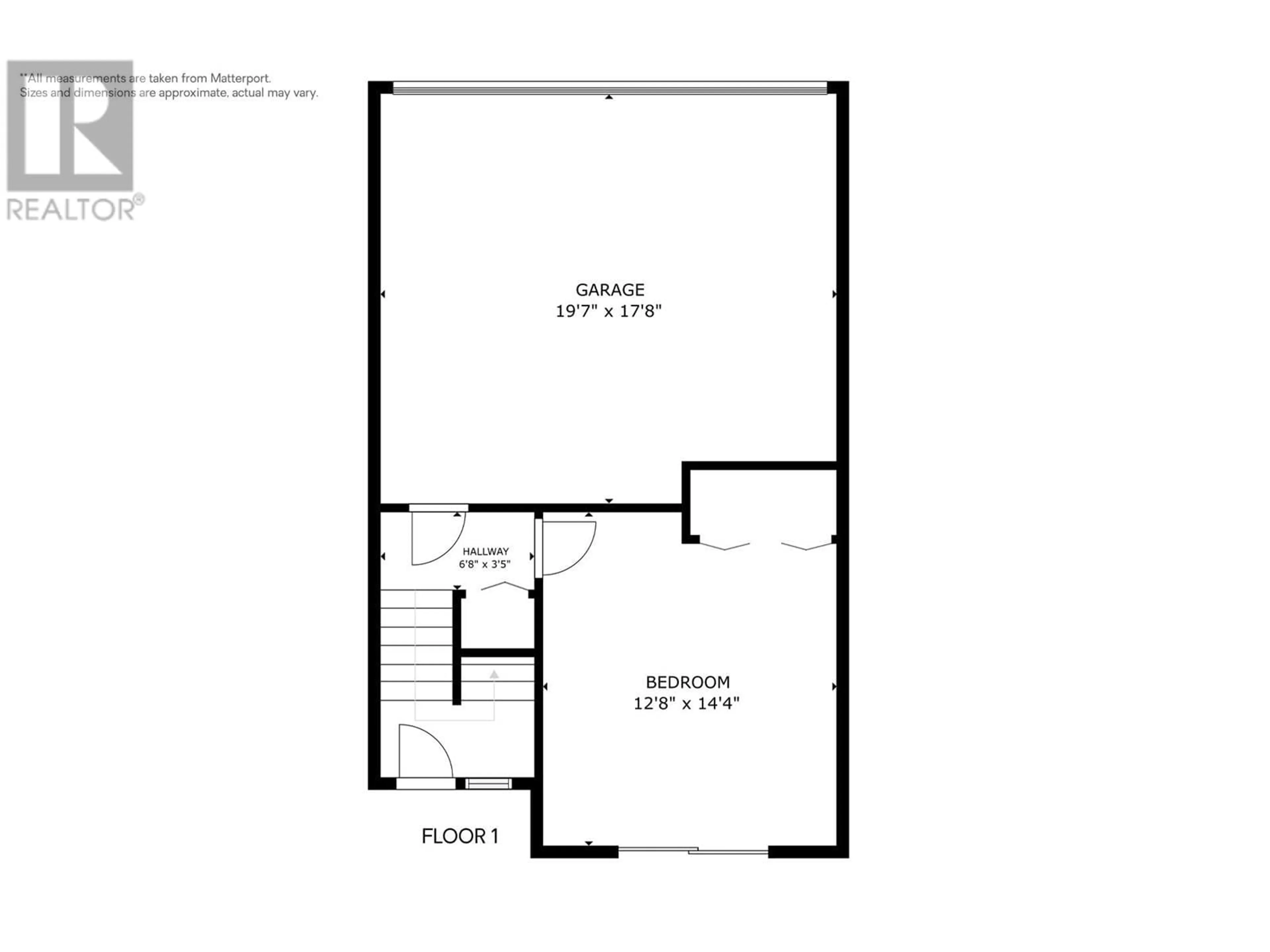 Floor plan for 101 - 3153 PARIS STREET, Penticton British Columbia V2A8P1