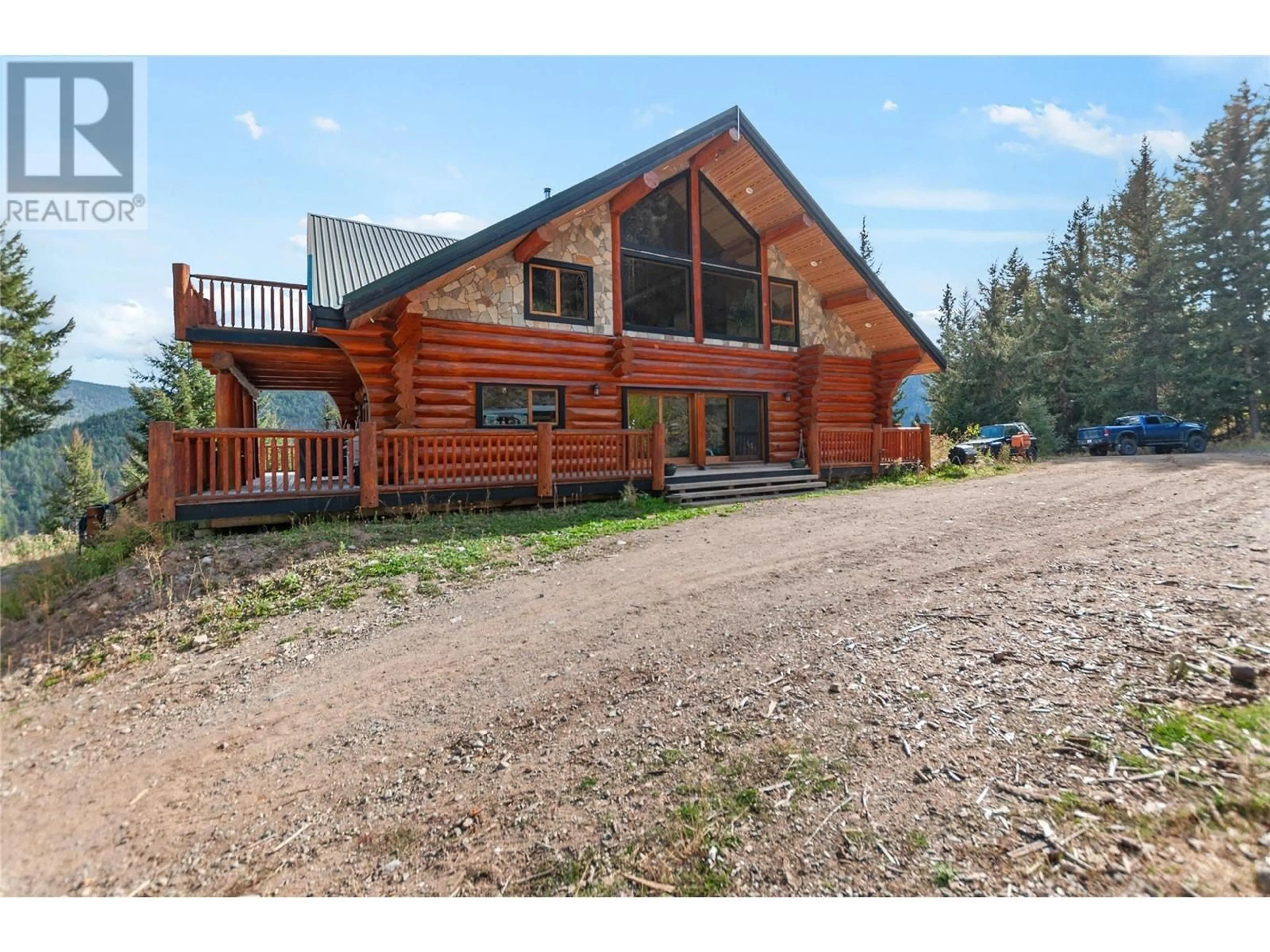A pic from outside/outdoor area/front of a property/back of a property/a pic from drone, unknown for 2890 COALMONT ROAD, Coalmont-Tulameen British Columbia V0X1W0