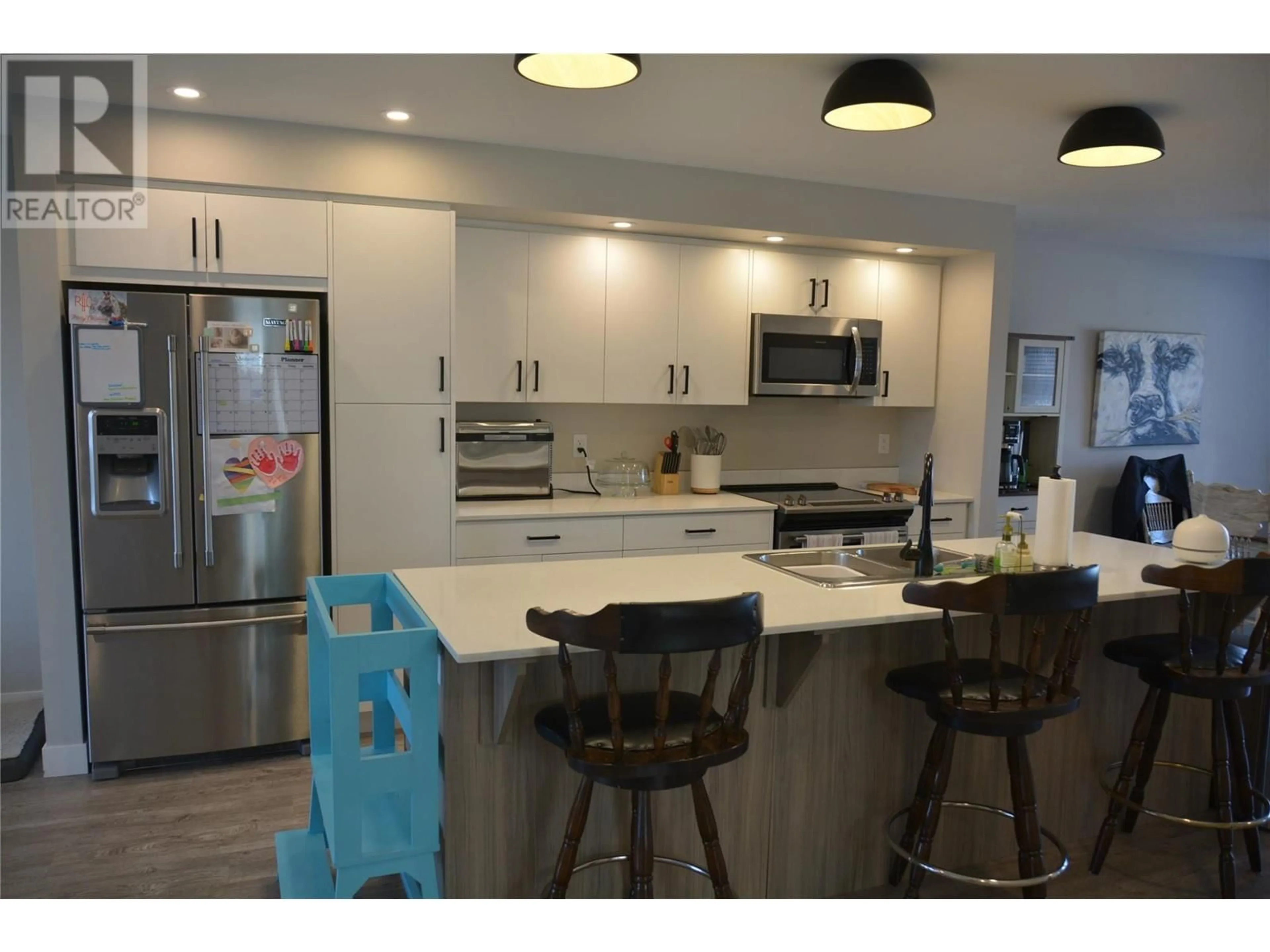 Open concept kitchen, wood/laminate floor for 8800 DALLAS Drive Unit# 189 Lot# 89, Kamloops British Columbia V2C0G8