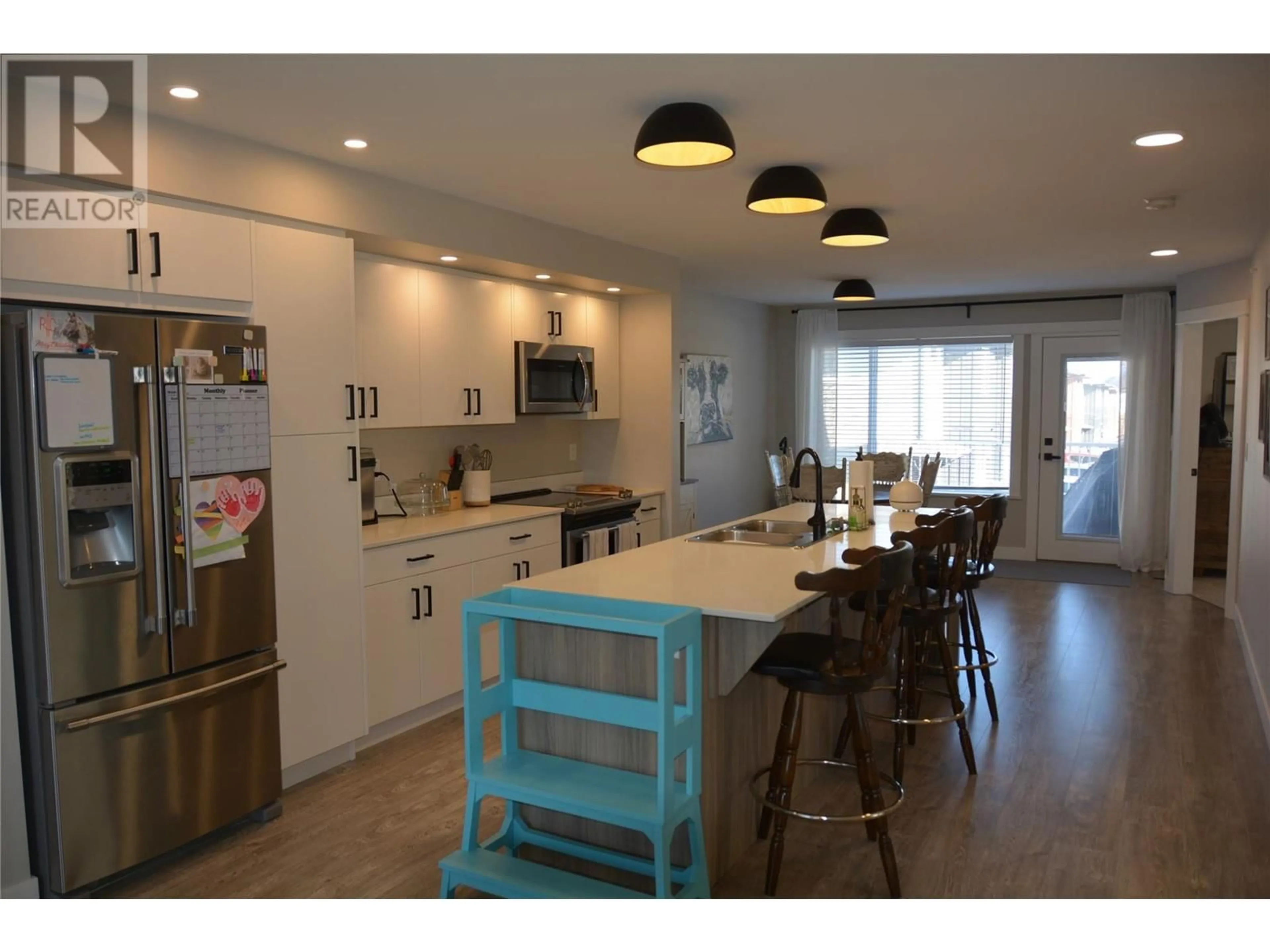 Open concept kitchen, wood/laminate floor for 8800 DALLAS Drive Unit# 189 Lot# 89, Kamloops British Columbia V2C0G8