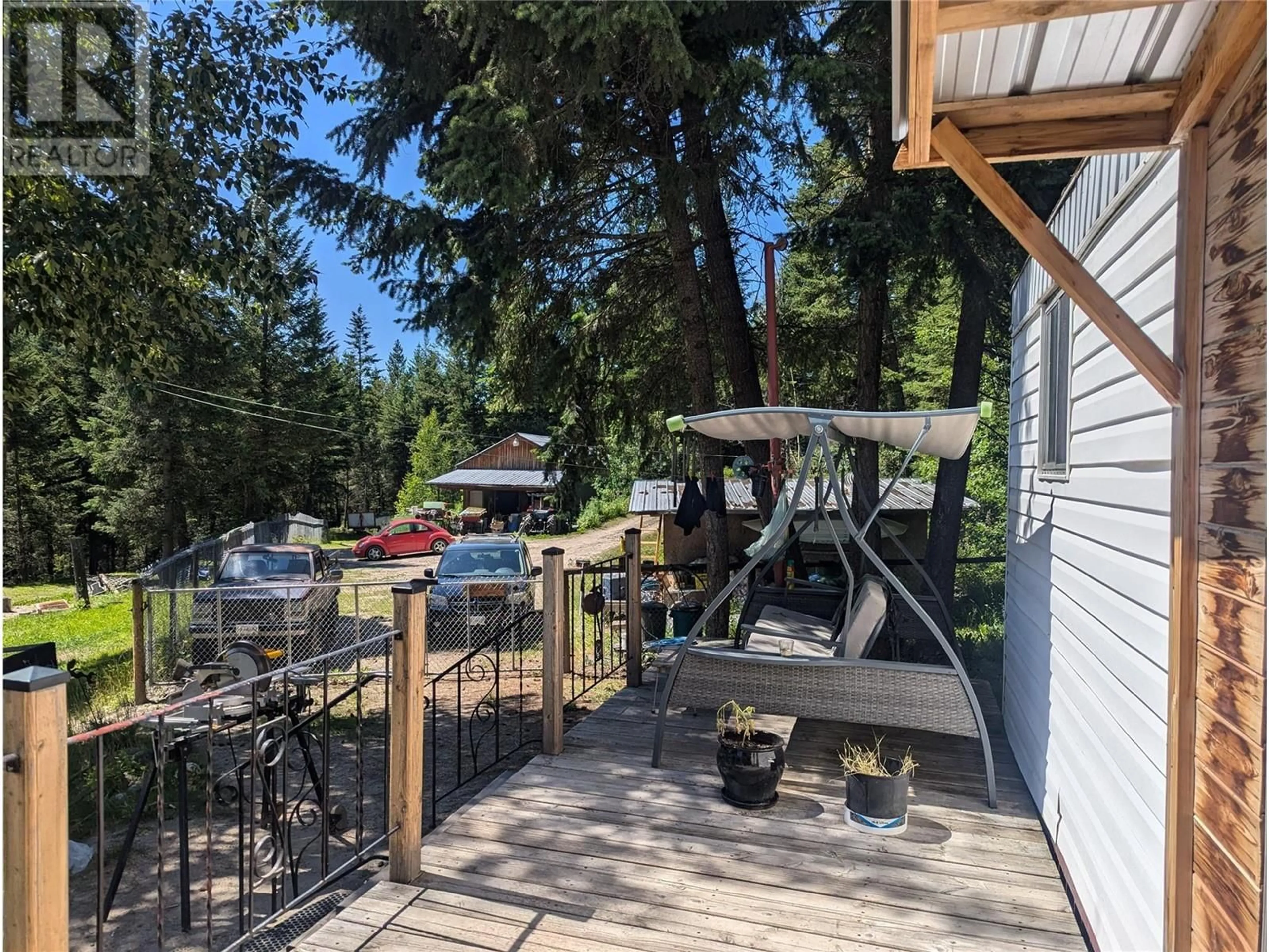 Patio, forest/trees view for 7160 CHINA VALLEY ROAD, Chase British Columbia V0E1W1