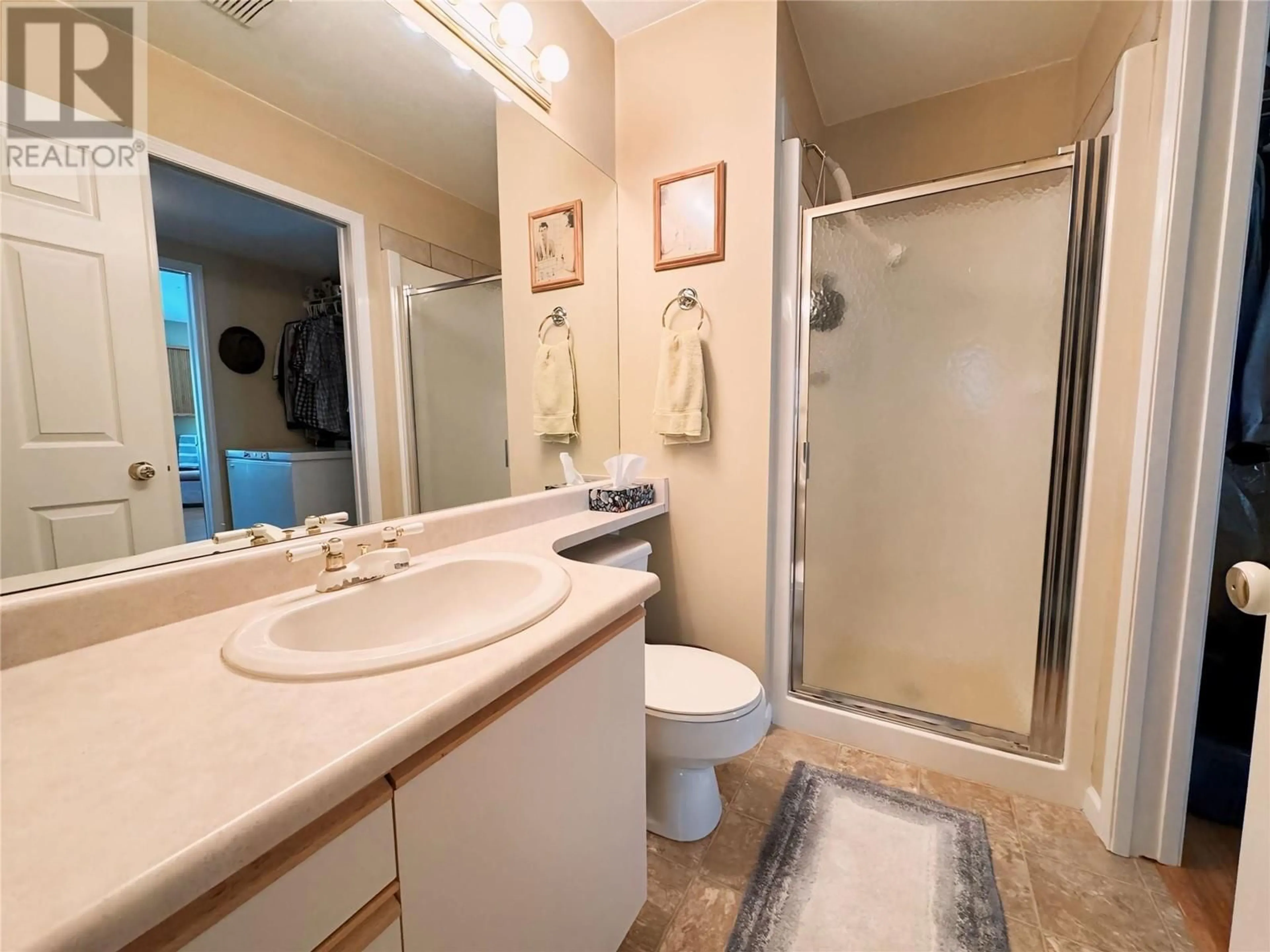 Standard bathroom, ceramic/tile floor for 4630 Ponderosa Drive Unit# 116 Lot# 28, Peachland British Columbia V0H1X5