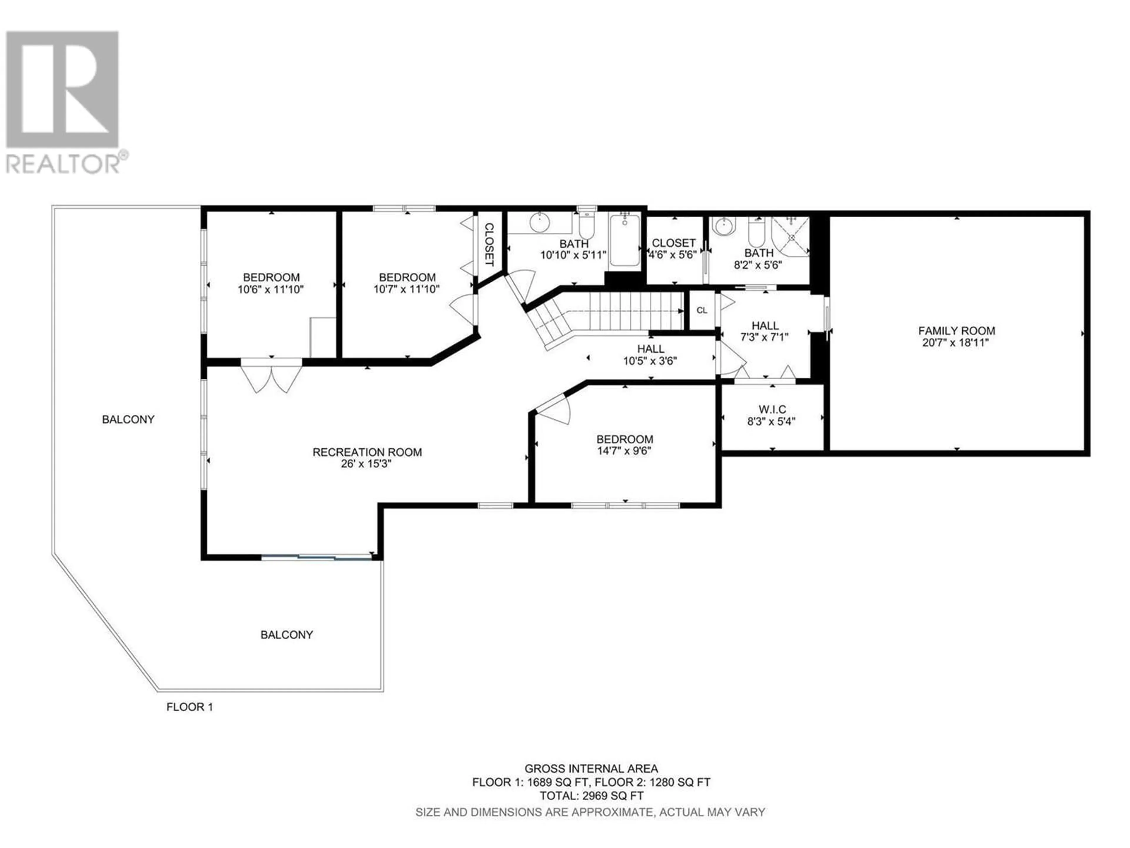 Floor plan for 16980 Coral Beach Road, Lake Country British Columbia V4V1B9