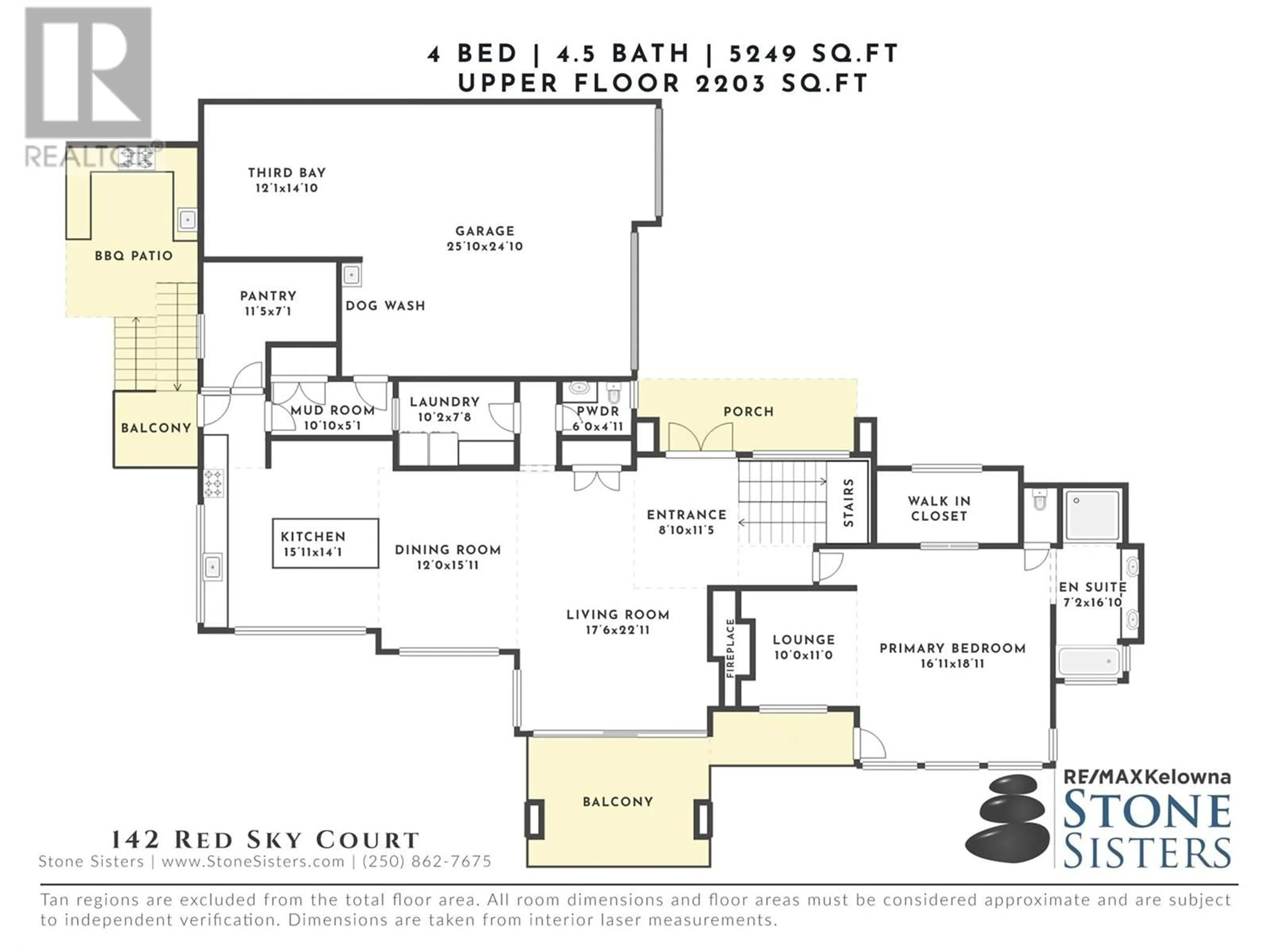 Floor plan for 142 RED SKY COURT, Kelowna British Columbia V1V3G4