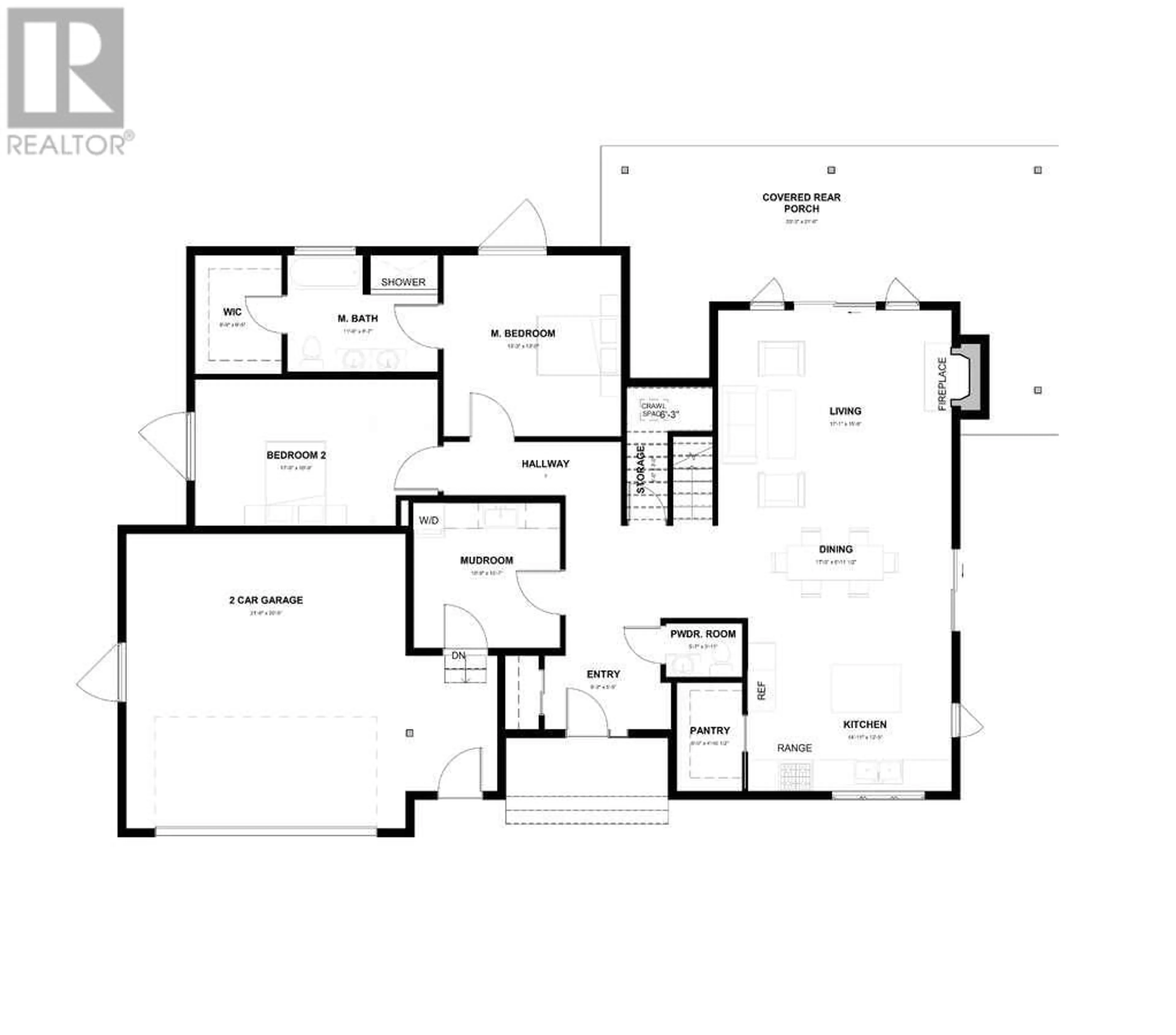 Floor plan for 1732 Murdoch Street, Creston British Columbia V0B1G5