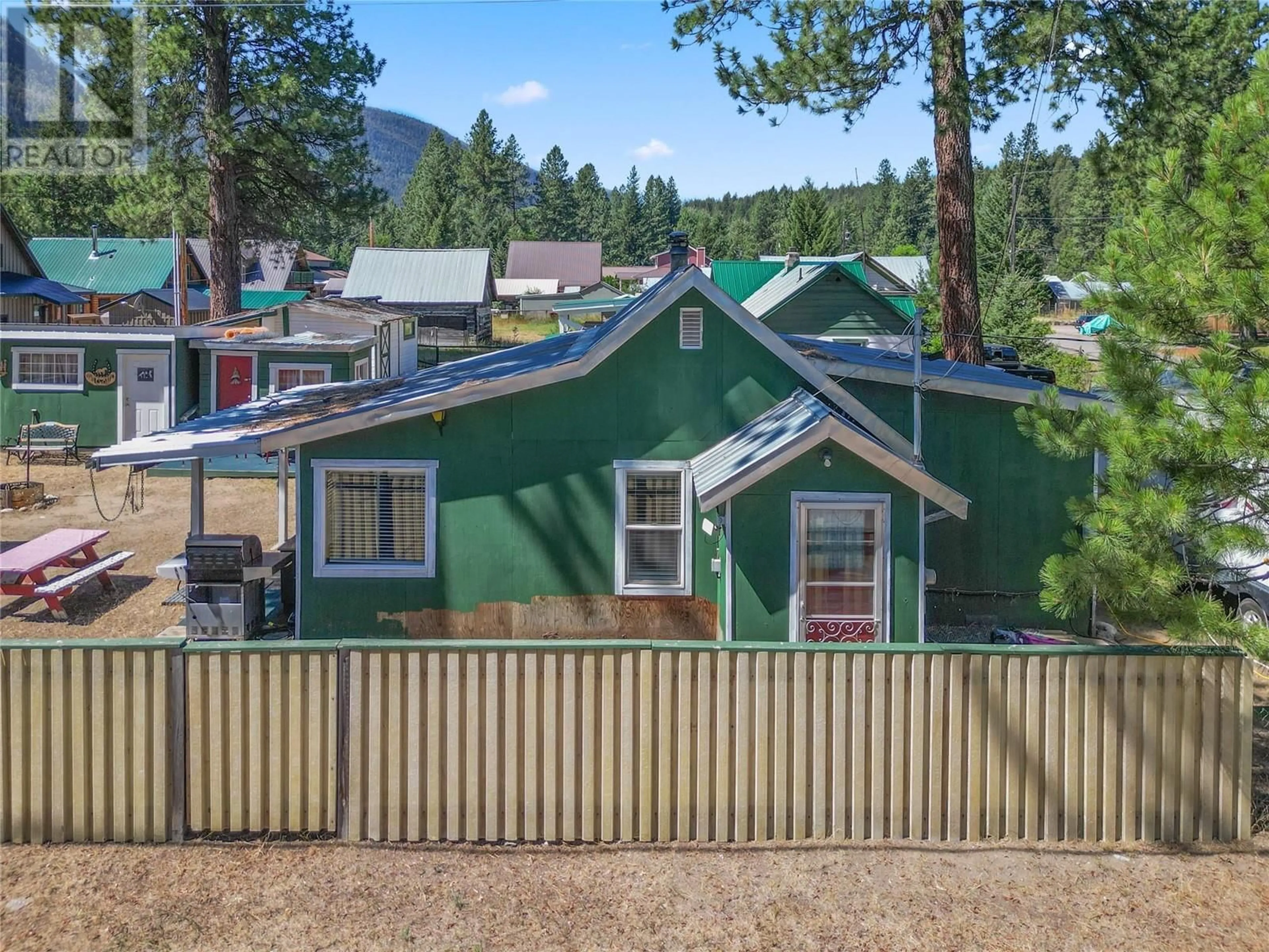 A pic from outside/outdoor area/front of a property/back of a property/a pic from drone, mountain view for 141 1ST STREET, Tulameen British Columbia V0X1W0