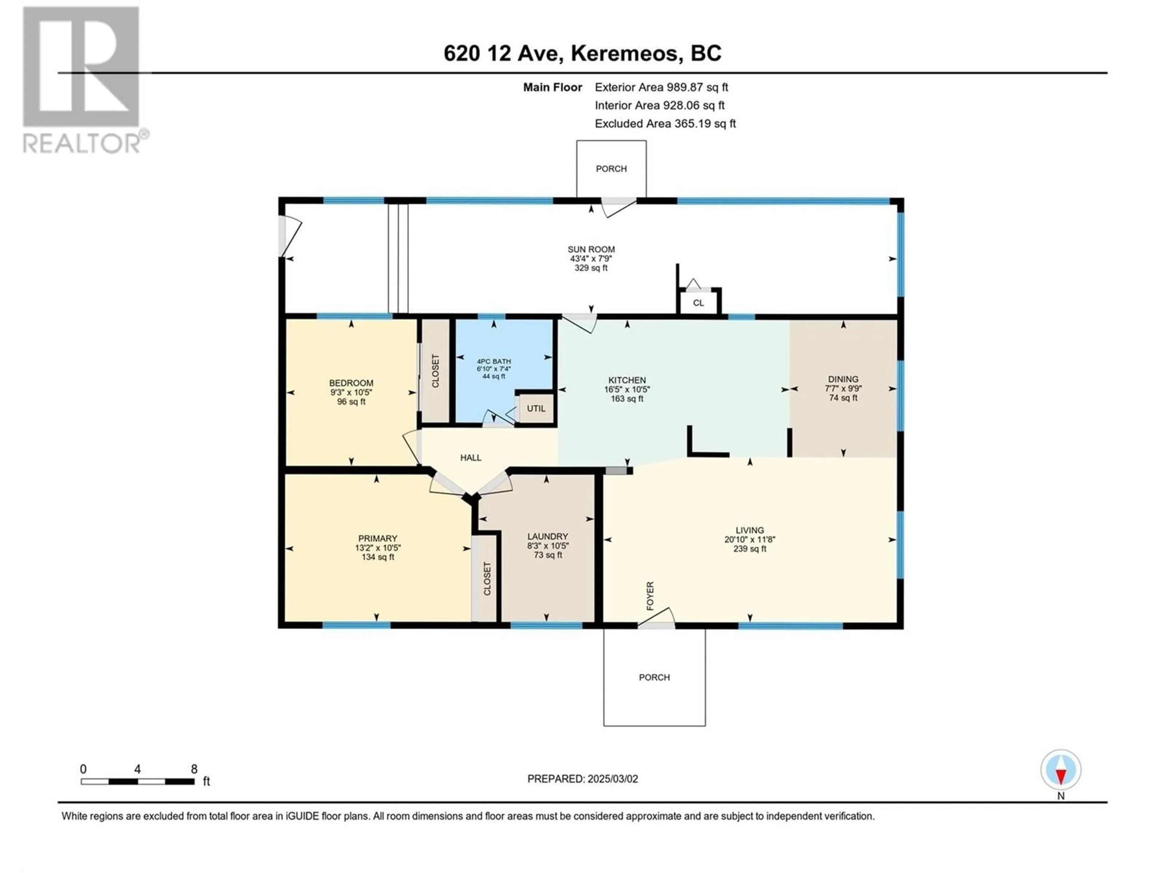 Floor plan for 620 12TH AVENUE, Keremeos British Columbia V0X1N3