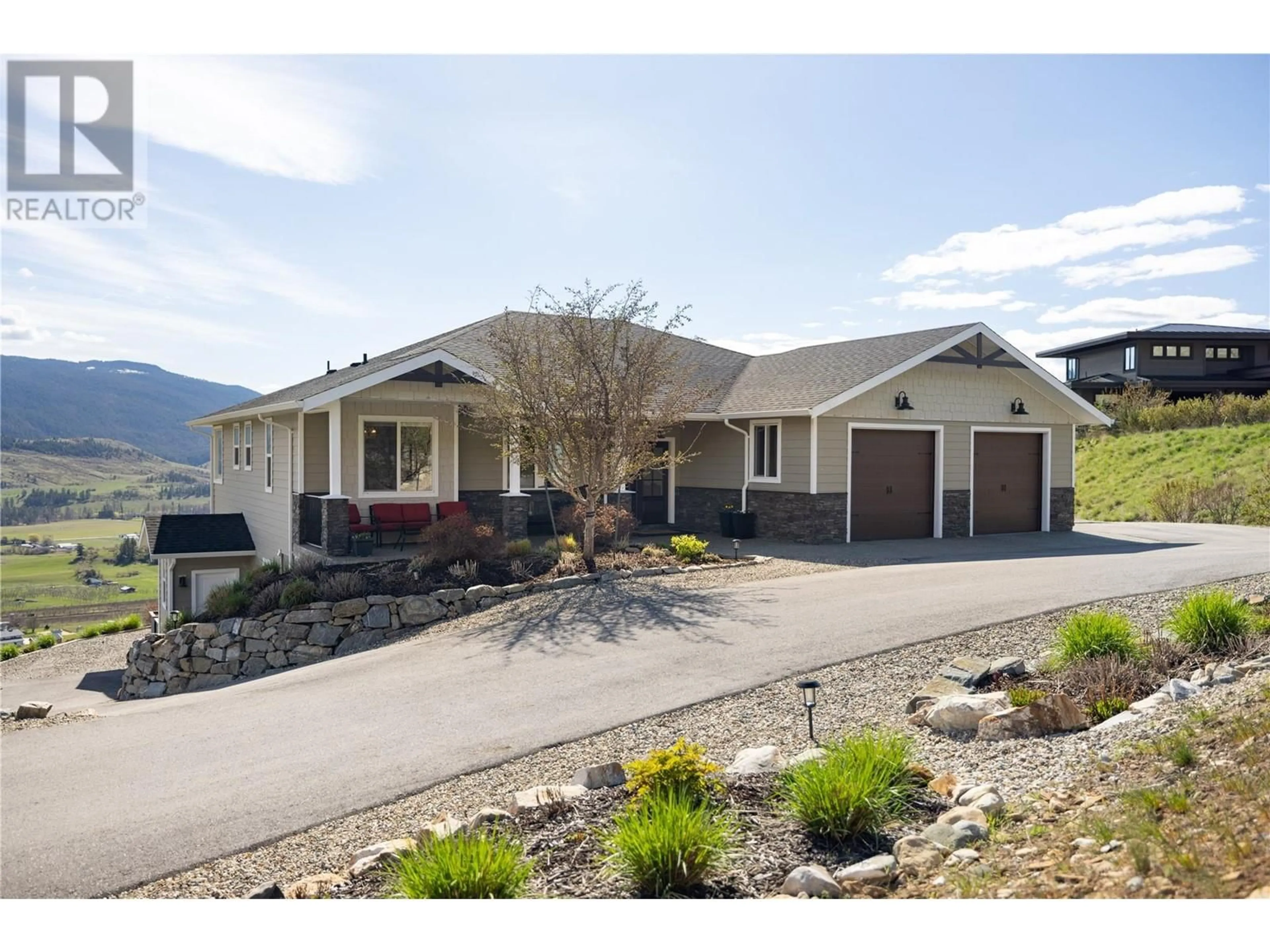 Home with vinyl exterior material, street for 98 RANCHLAND PLACE, Coldstream British Columbia V1B4C9