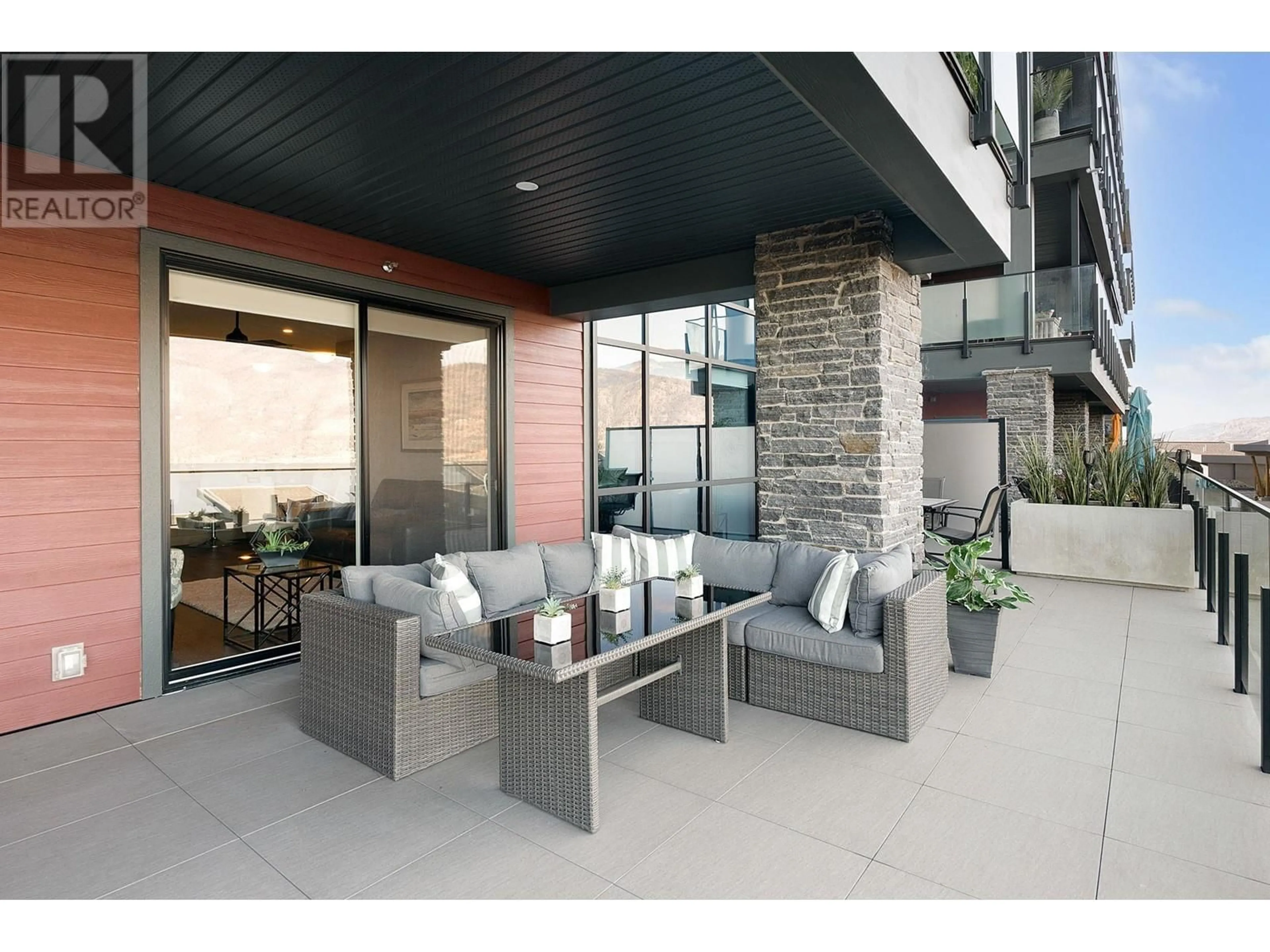 Patio, water/lake/river/ocean view for 104 - 3475 GRANITE CLOSE, Kelowna British Columbia V1V0B9