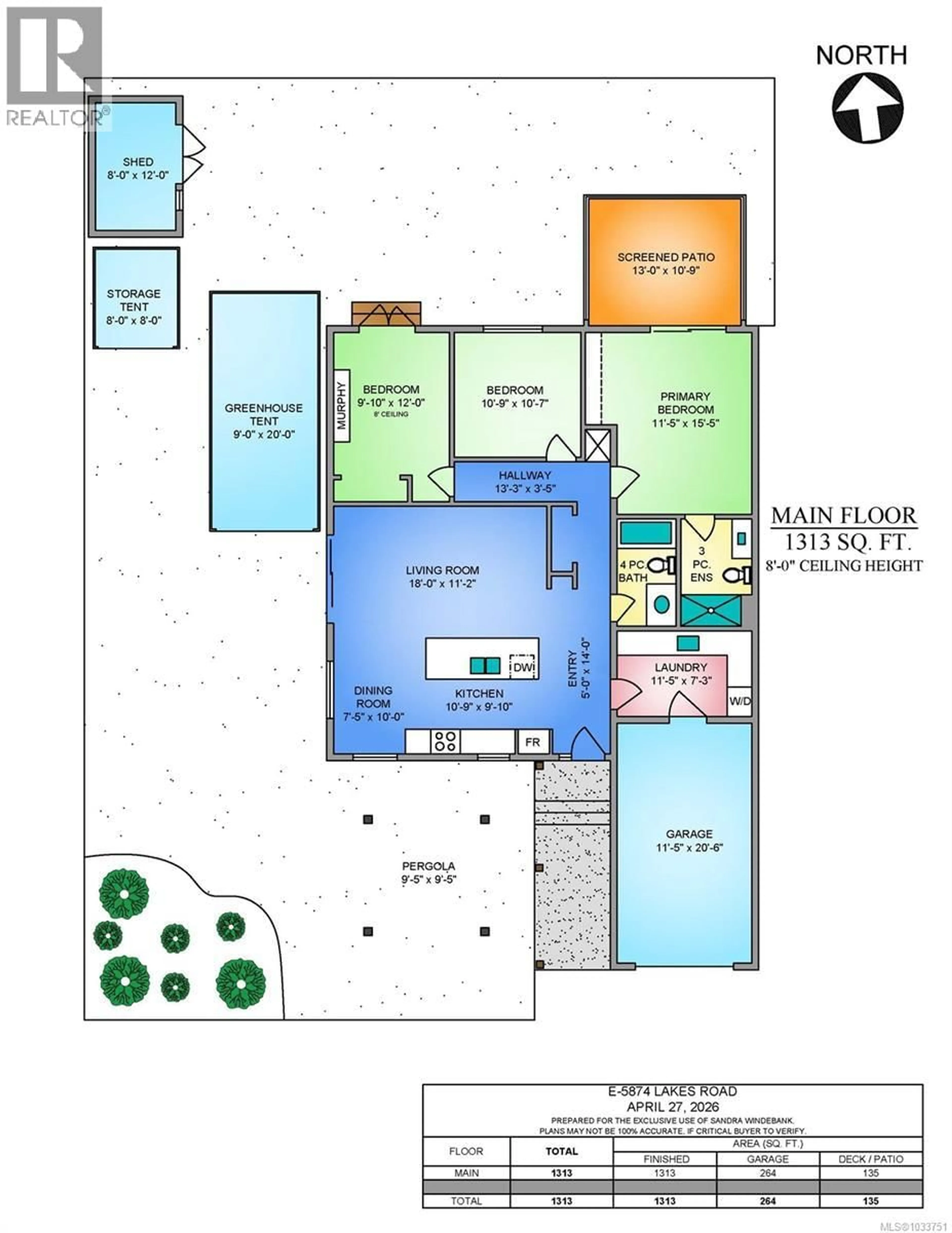 Floor plan for E - 5784 LAKES ROAD, Duncan British Columbia V9L3E9