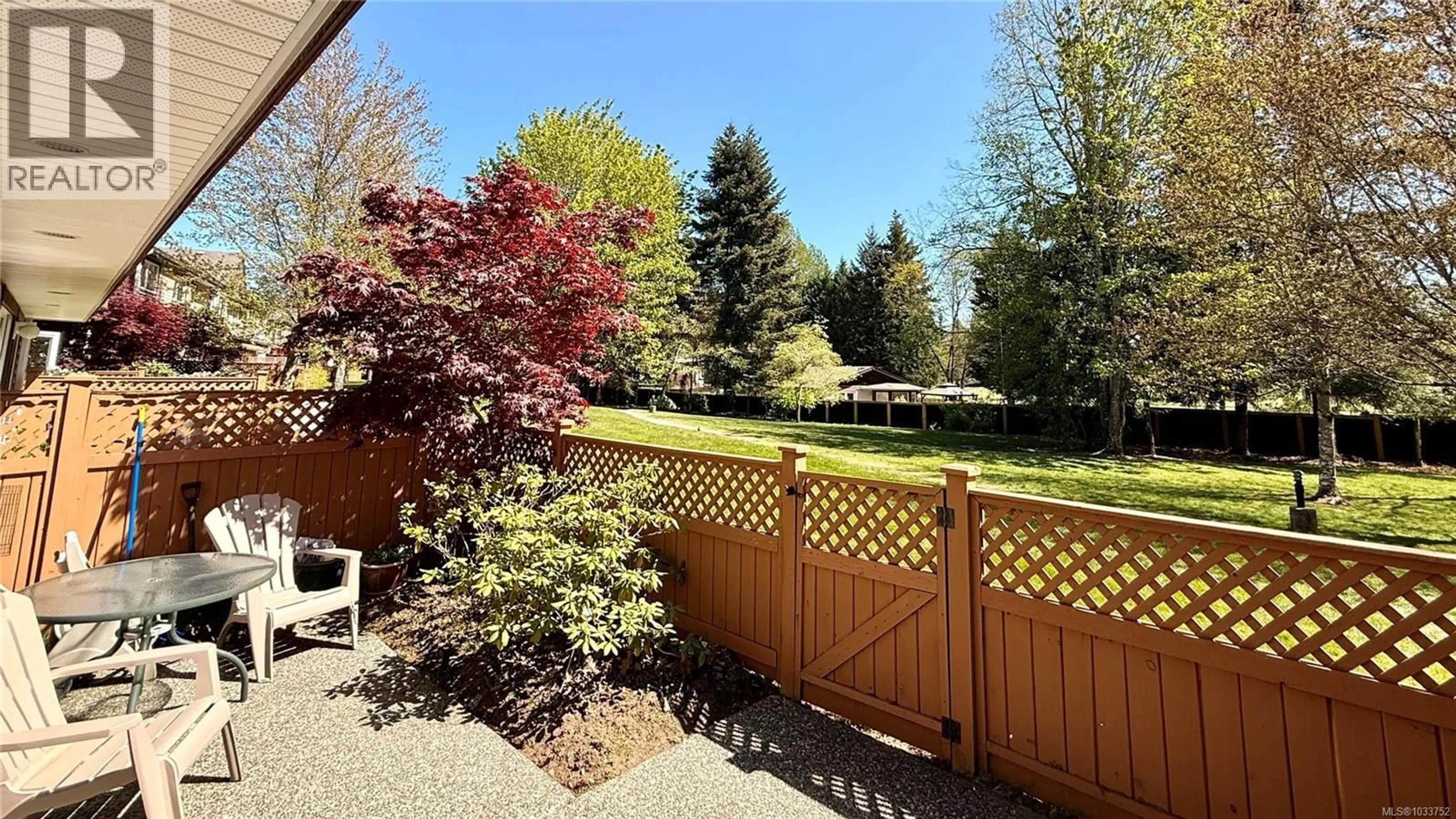 Patio, forest/trees view for 1613 CREEKSIDE DRIVE, Nanaimo British Columbia V9S5V8