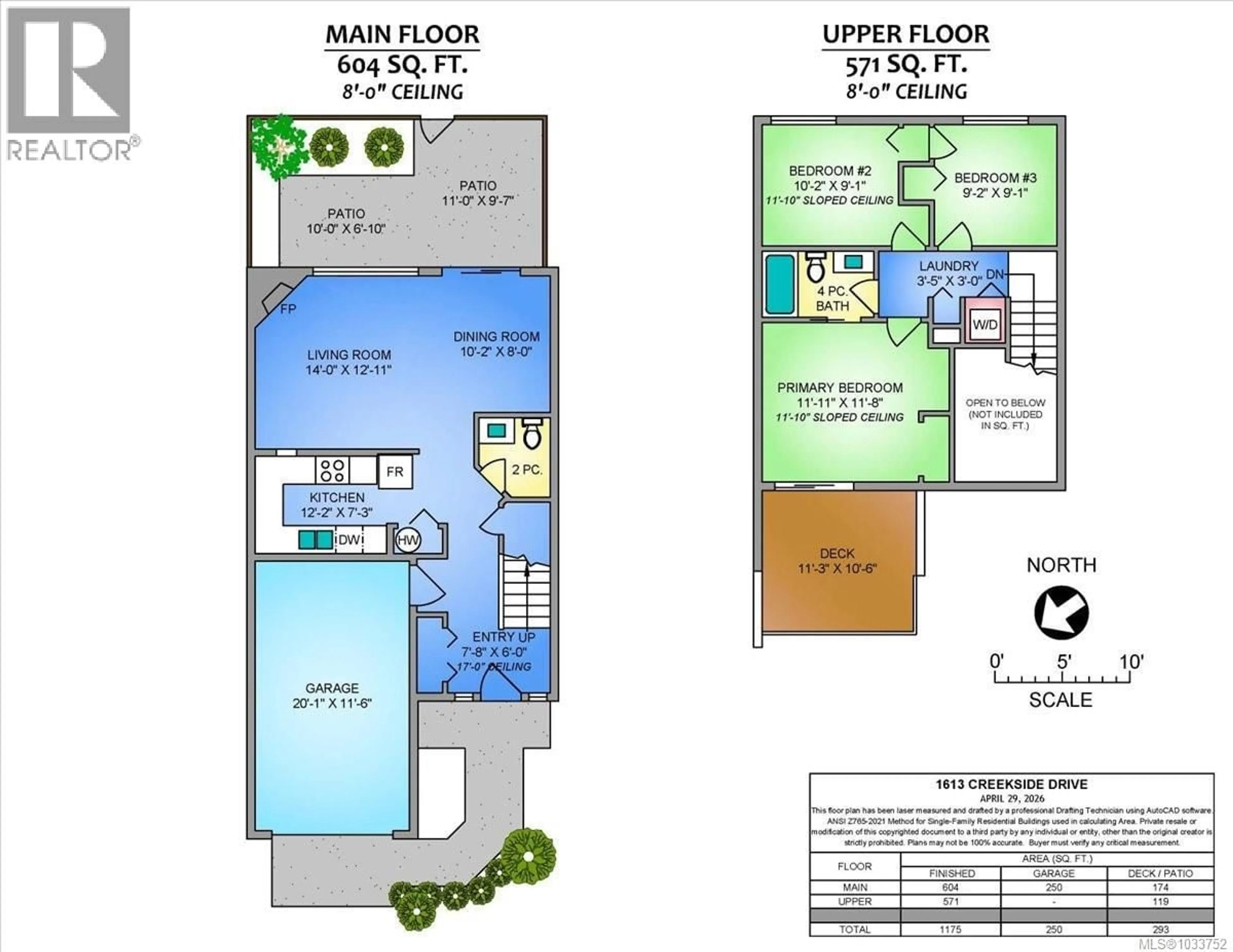 Floor plan for 1613 CREEKSIDE DRIVE, Nanaimo British Columbia V9S5V8