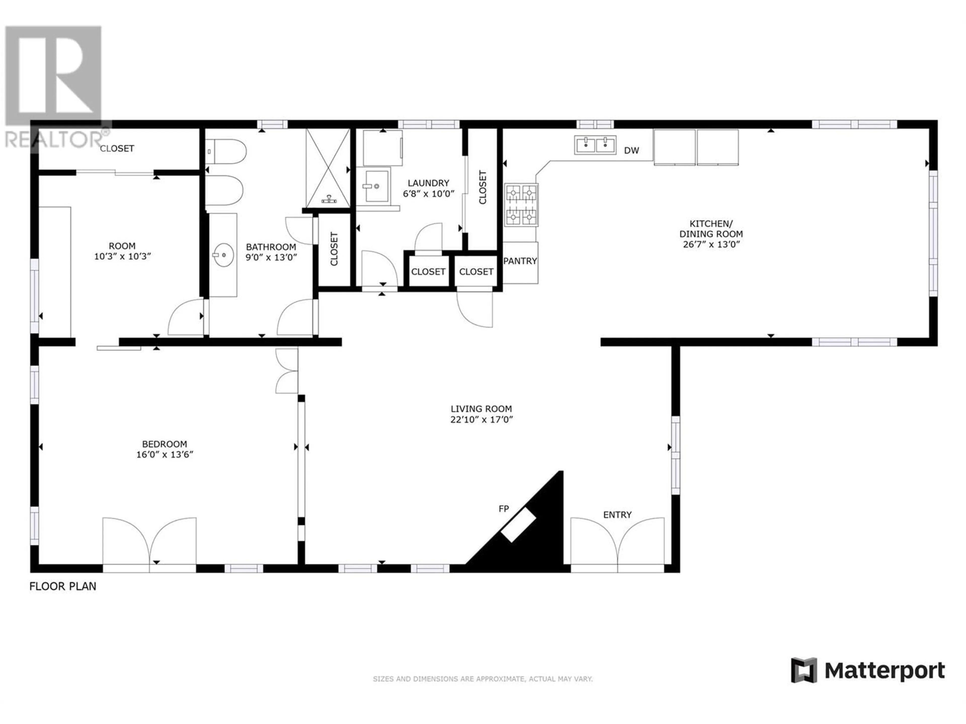 Floor plan for 522 BORDER PLACE, Midway British Columbia V0H1M0