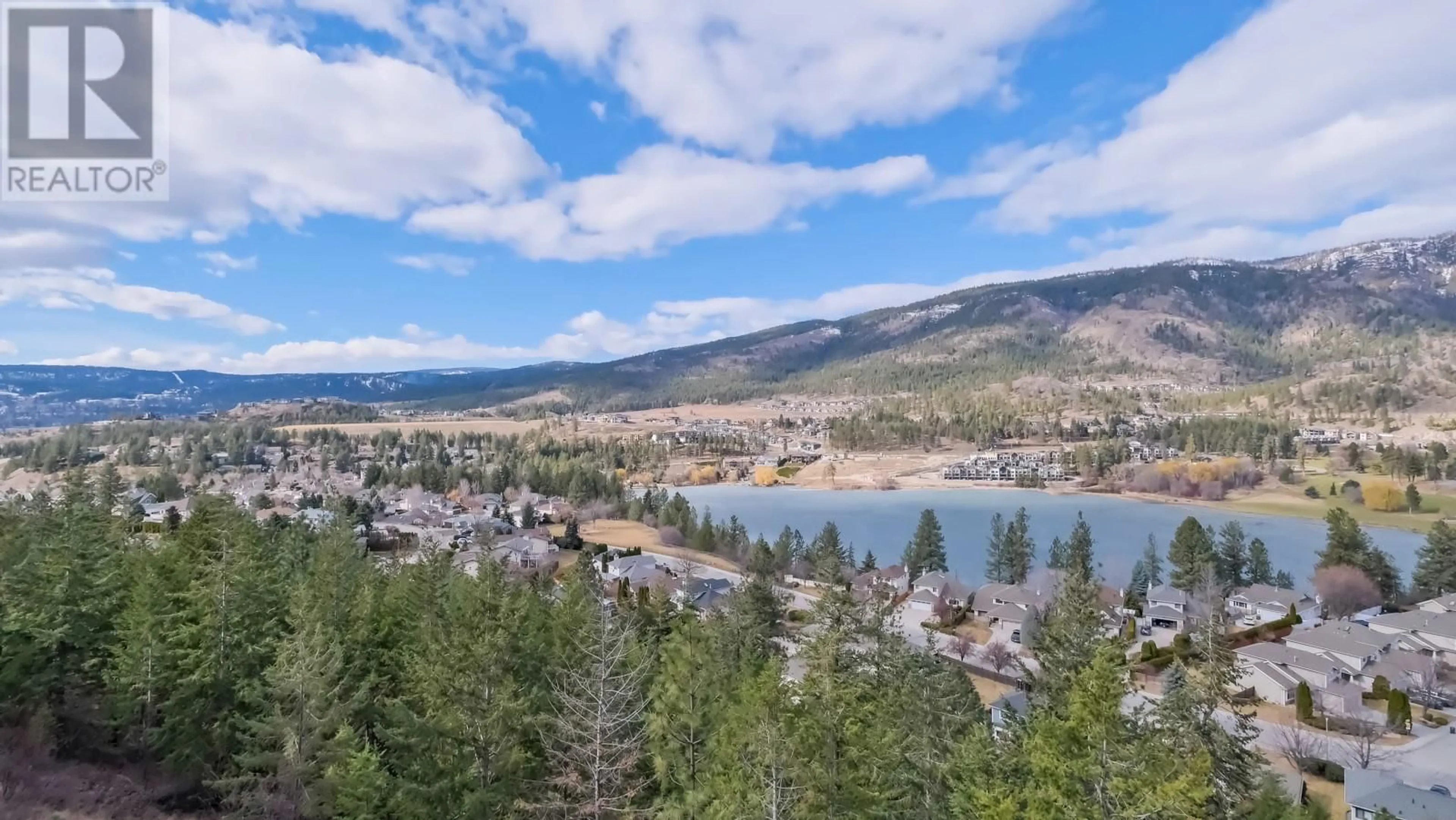 A pic from outside/outdoor area/front of a property/back of a property/a pic from drone, water/lake/river/ocean view for 2210 Upper Sundance Drive Unit# 1314, West Kelowna British Columbia V4T3E9