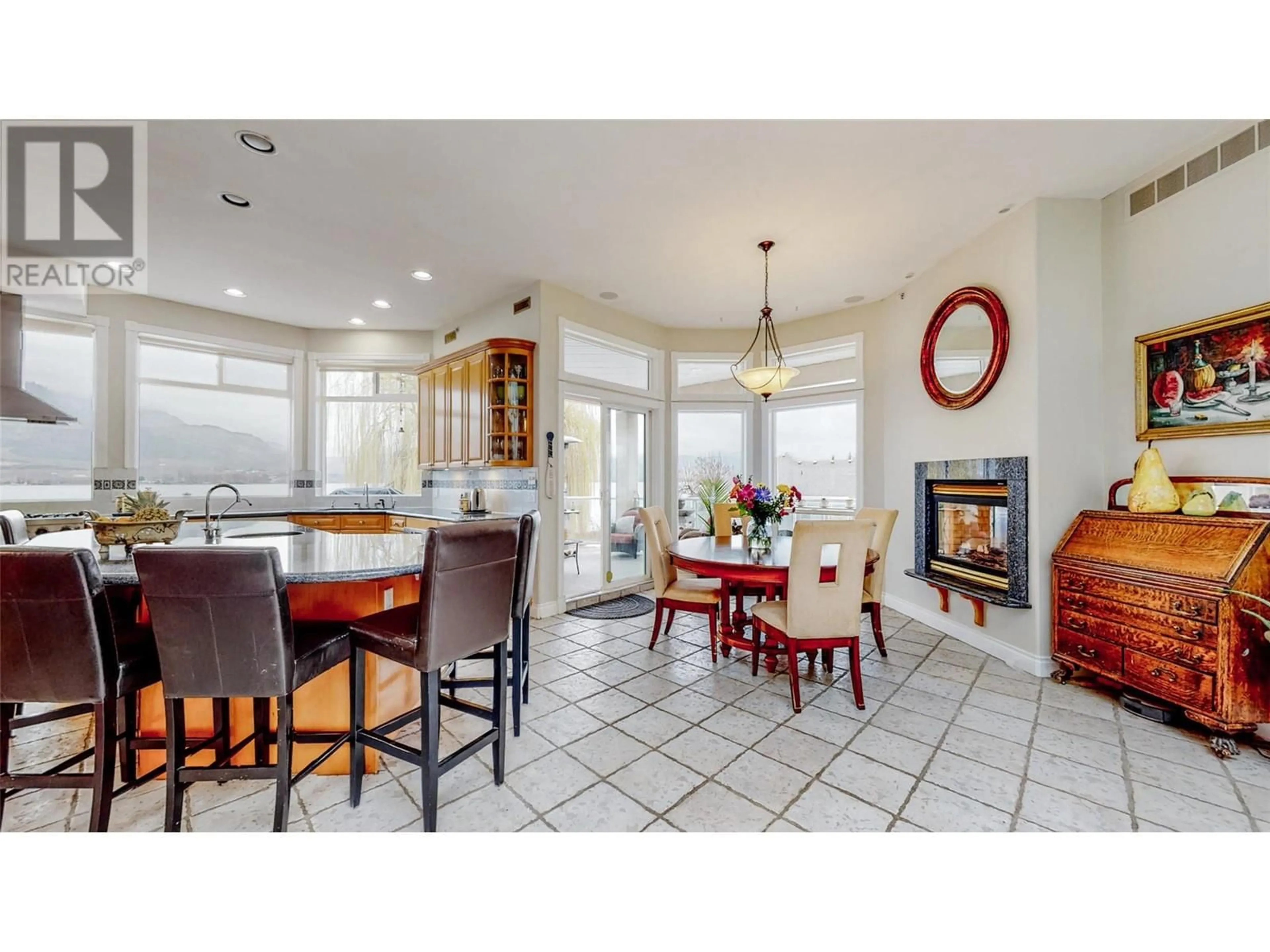 Open concept kitchen, ceramic/tile floor for 8330 22ND AVENUE, Osoyoos British Columbia V0H1V1