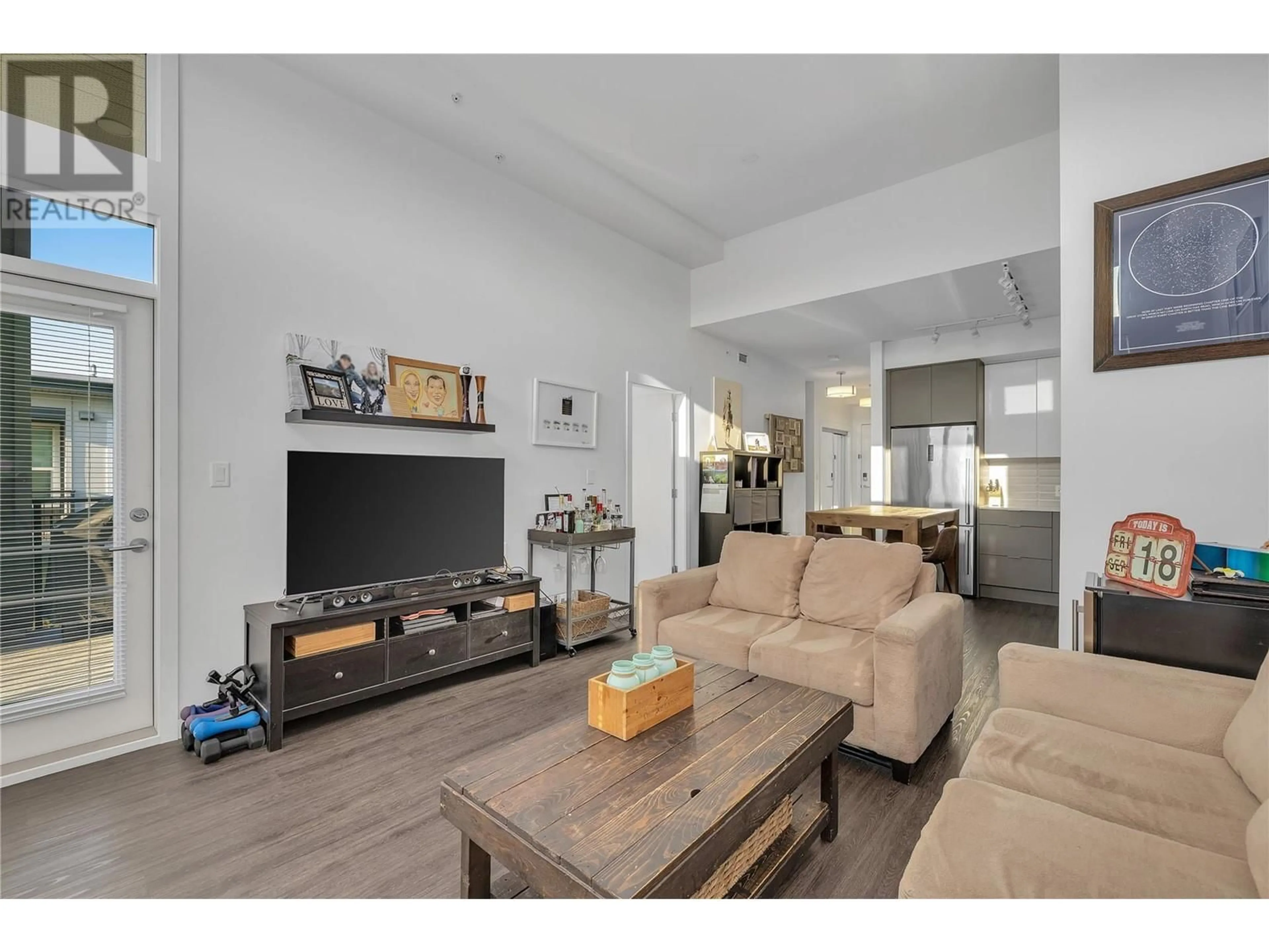 Living room with furniture, unknown for 1800 Richter Street Unit# PH12, Kelowna British Columbia V1Y0G9