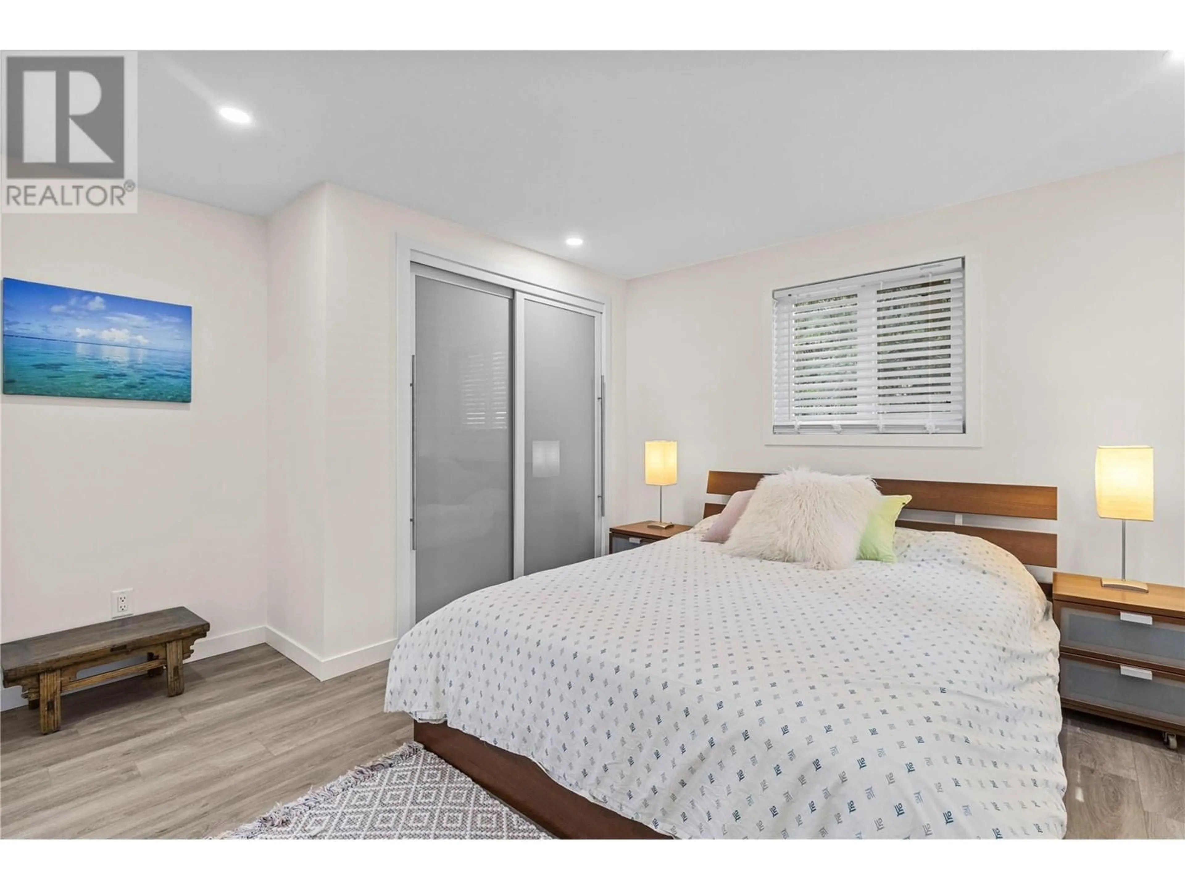 Bedroom with bed, wood/laminate floor for 30 - 5 97A HIGHWAY, Sicamous British Columbia V0E2V0
