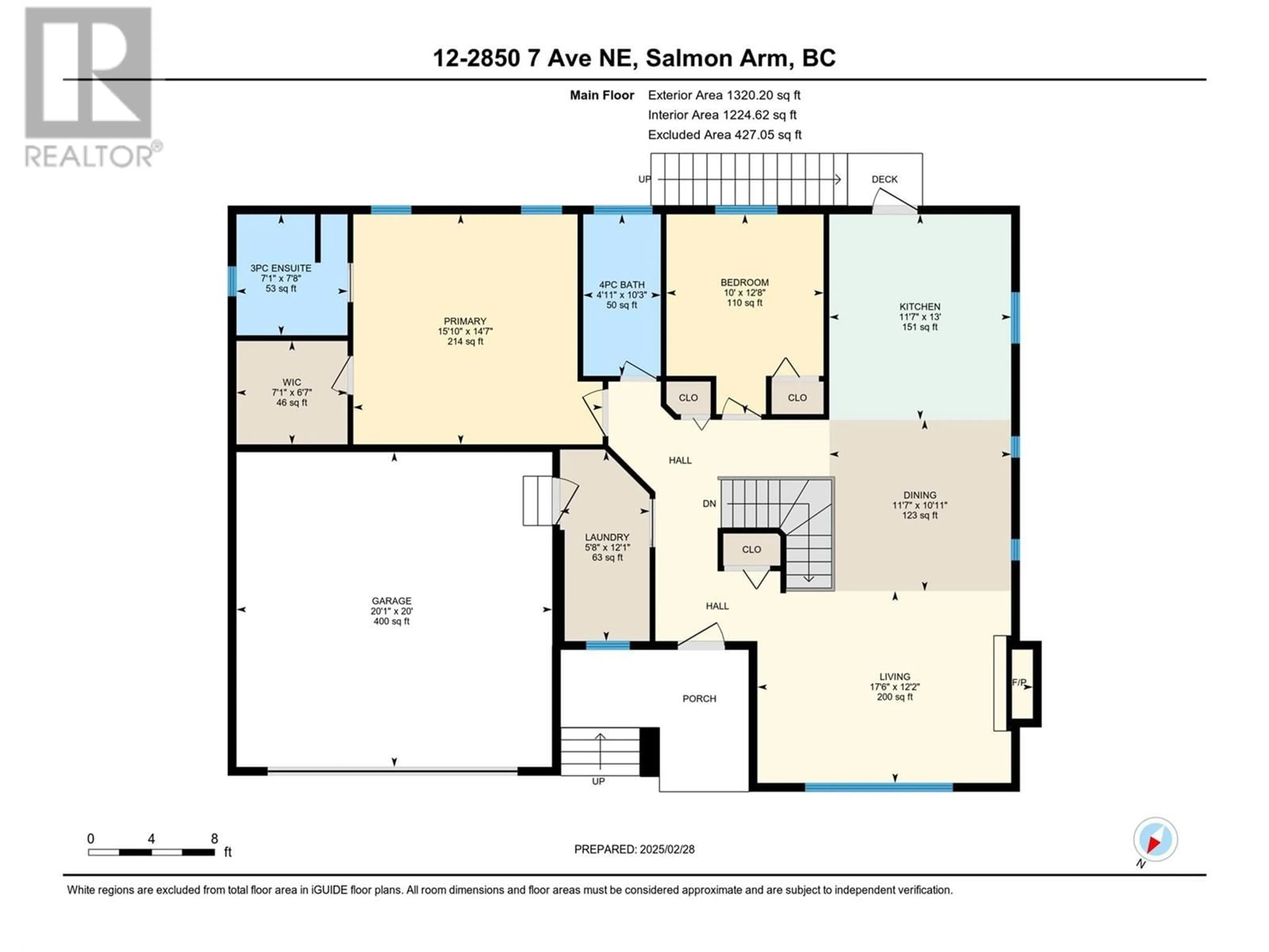 Floor plan for 2850 7 Avenue NE Unit# 12, Salmon Arm British Columbia V1E0B7