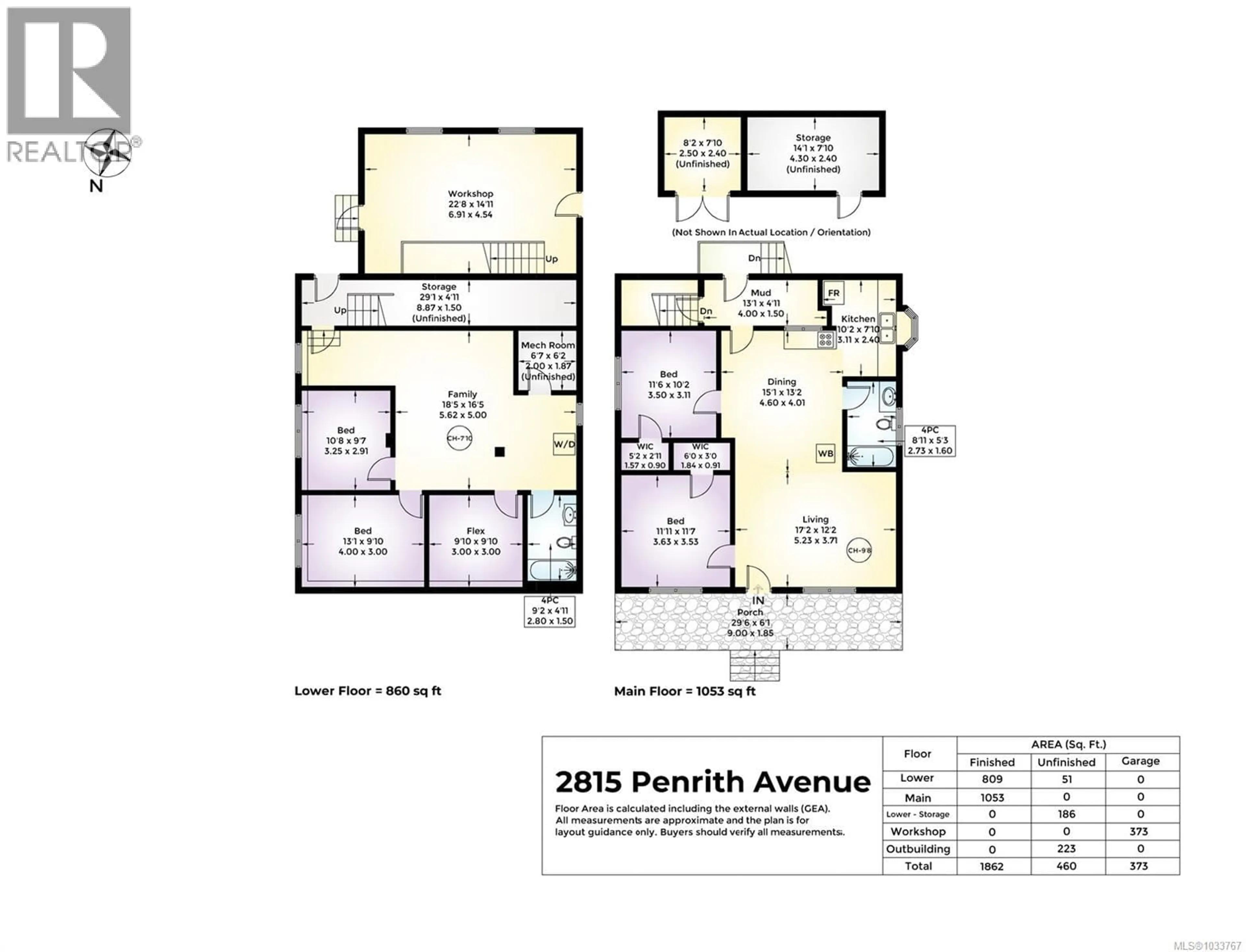 Floor plan for 2815 PENRITH AVENUE, Cumberland British Columbia V0R1S0