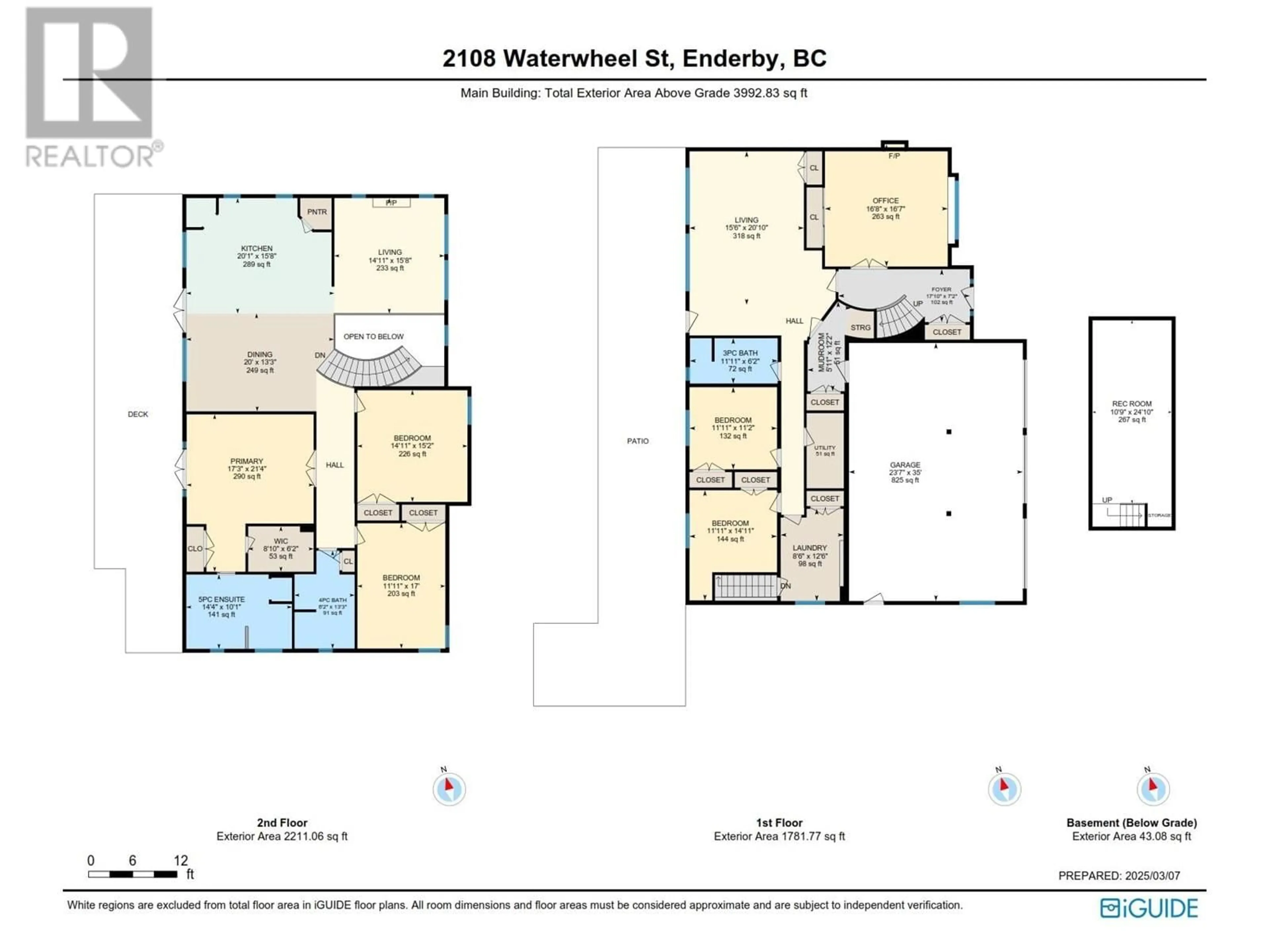 Floor plan for 2108 WATERWHEEL STREET, Enderby British Columbia V0E1V2