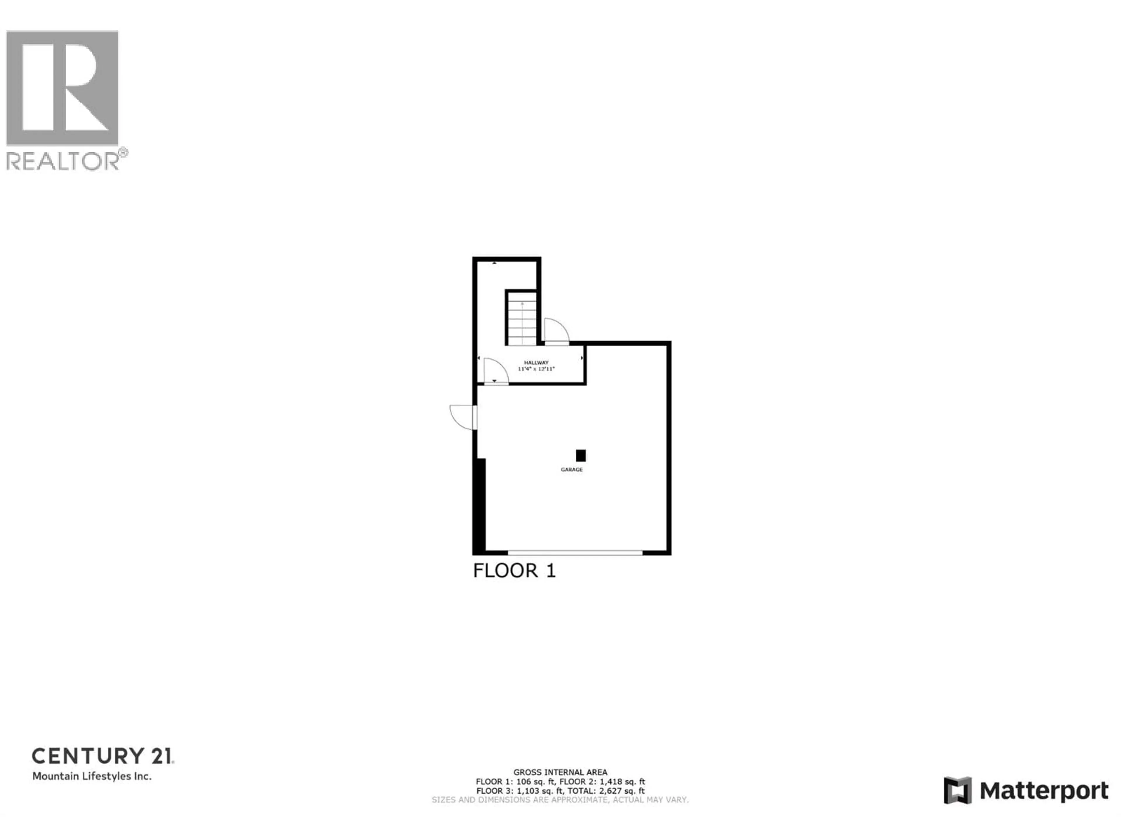 Floor plan for 5418 RESORT DRIVE, Fernie British Columbia V0B1M6