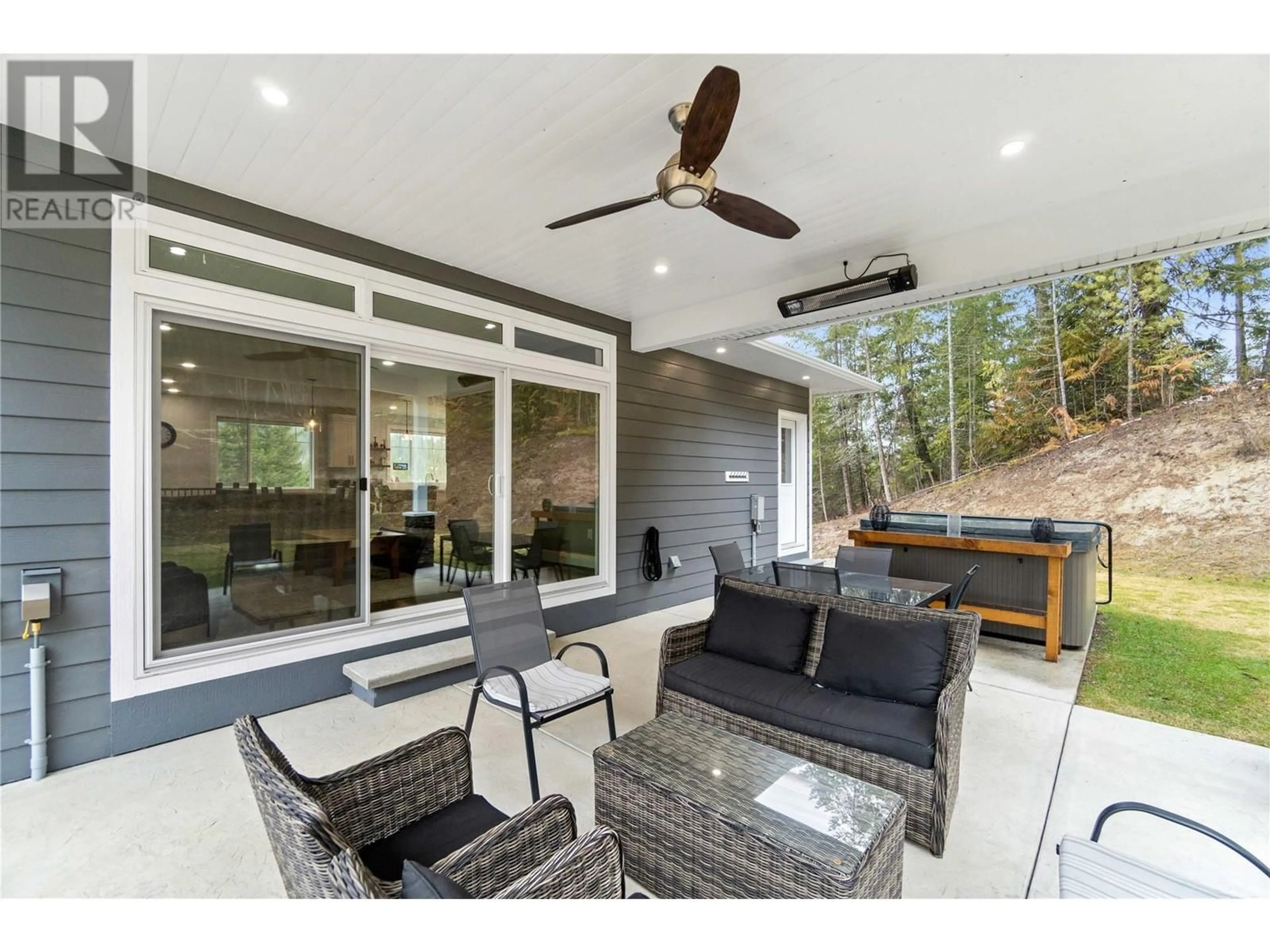 Patio, mountain view for 2763 VALLEYVIEW DRIVE, Blind Bay British Columbia V0E1H2