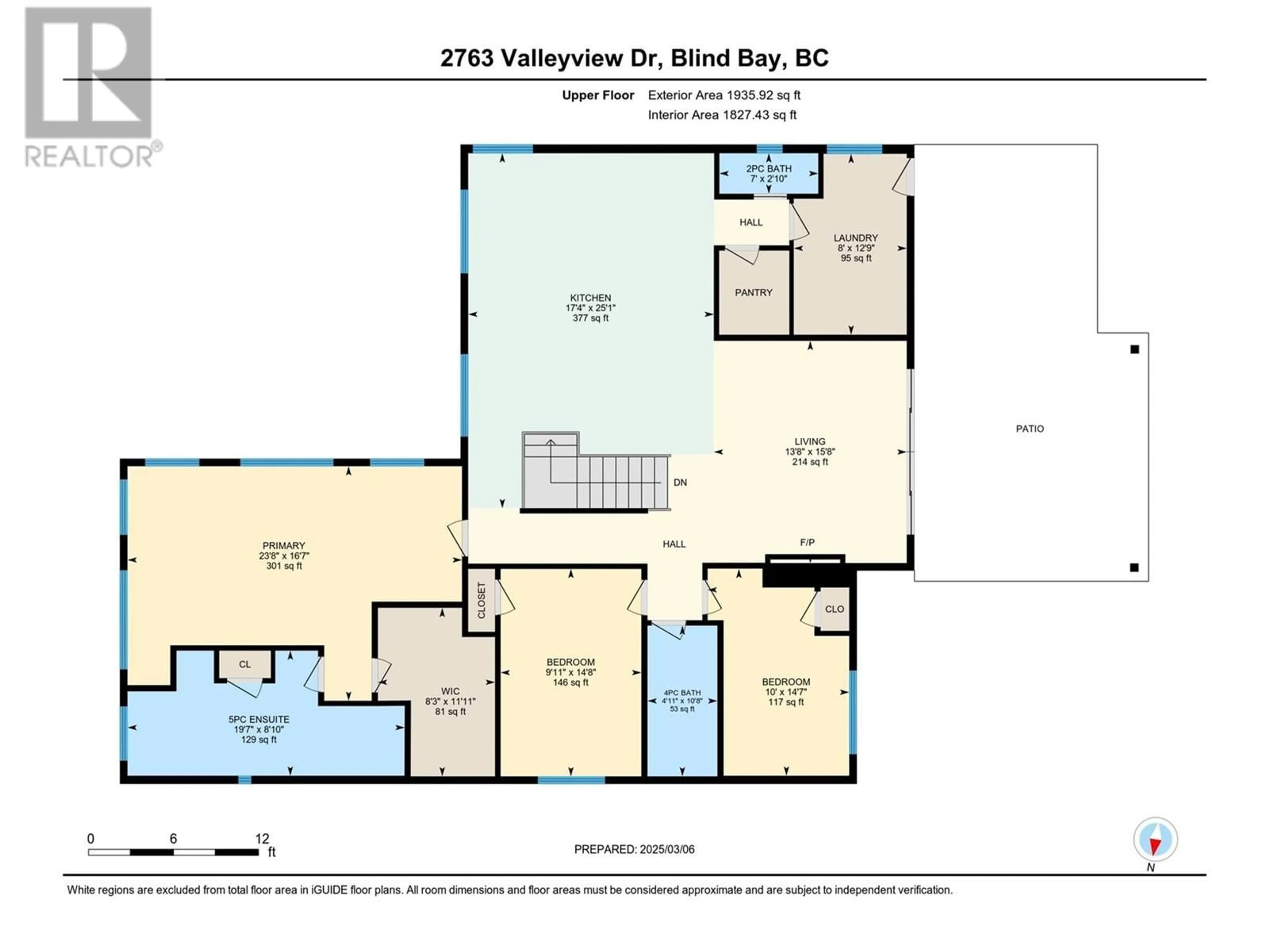 Floor plan for 2763 VALLEYVIEW DRIVE, Blind Bay British Columbia V0E1H2
