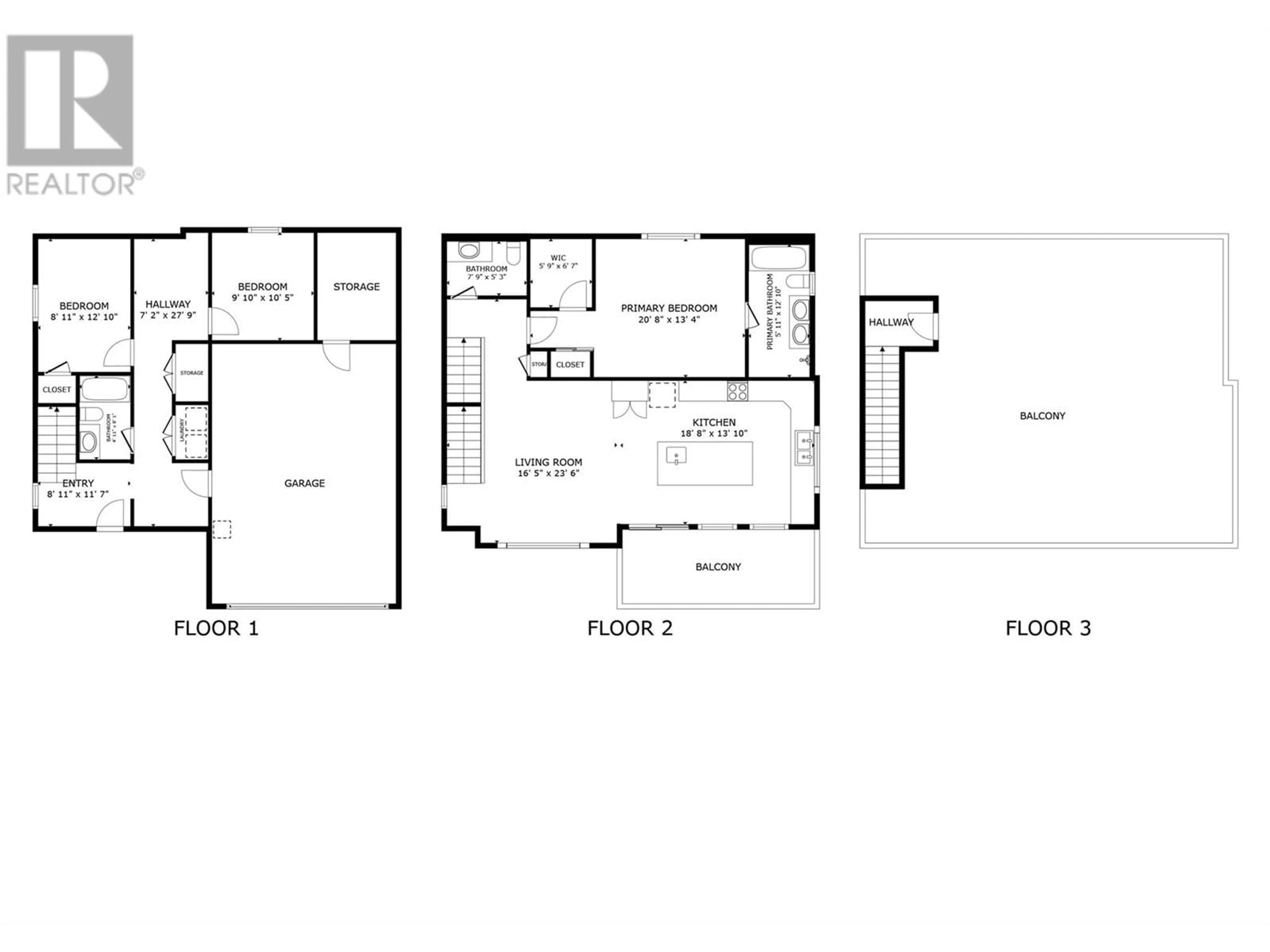 Floor plan for 841 & 843 Martin Avenue, Kelowna British Columbia V1Y6V4