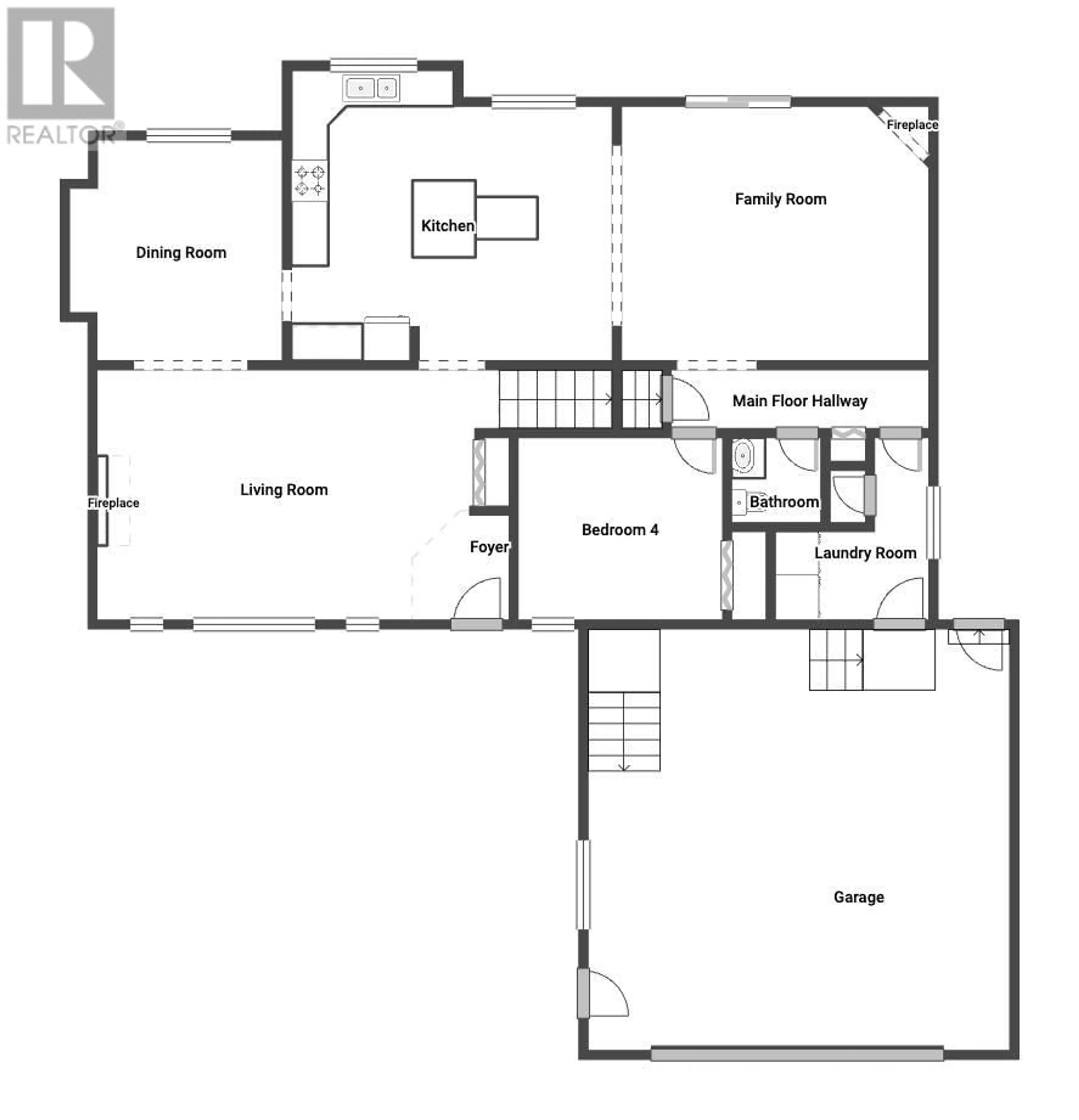 Floor plan for 524 CURLEW DRIVE, Kelowna British Columbia V1W4M2