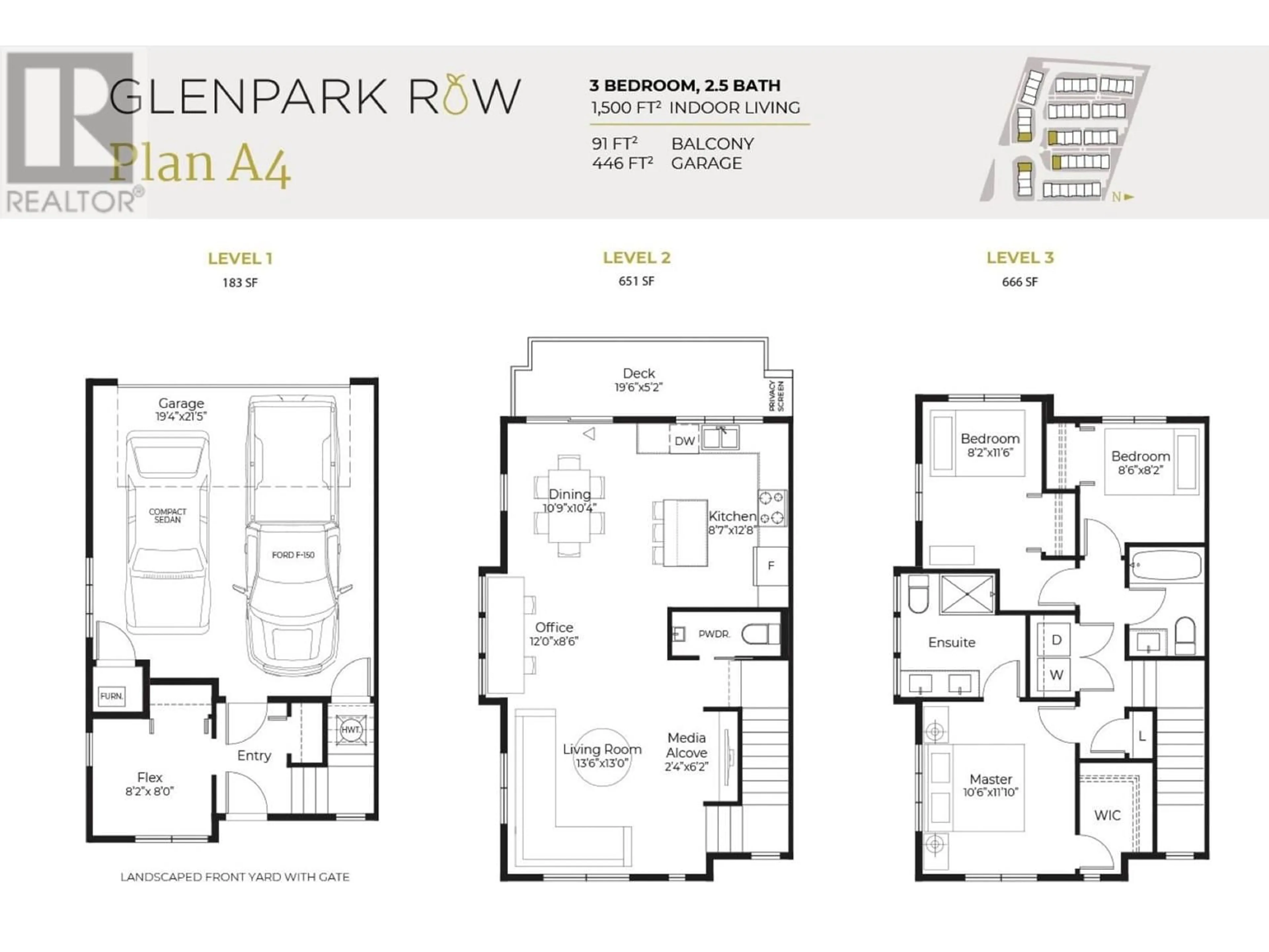 Floor plan for 307 Glen Park Drive Unit# 11, Kelowna British Columbia V1V0H1