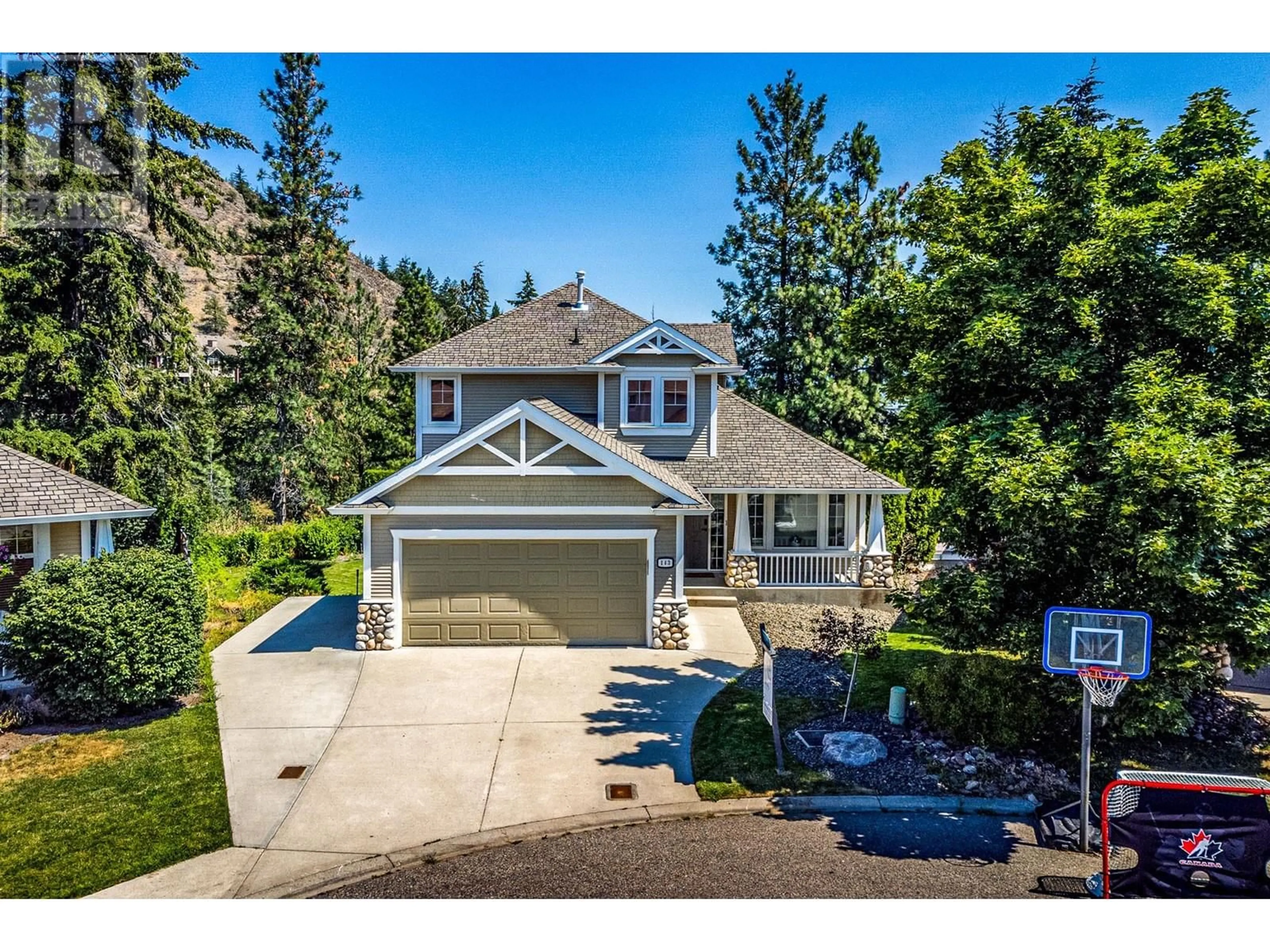 A pic from outside/outdoor area/front of a property/back of a property/a pic from drone, street for 2220 Shannon Ridge Drive Unit# 143, West Kelowna British Columbia V4T2T6