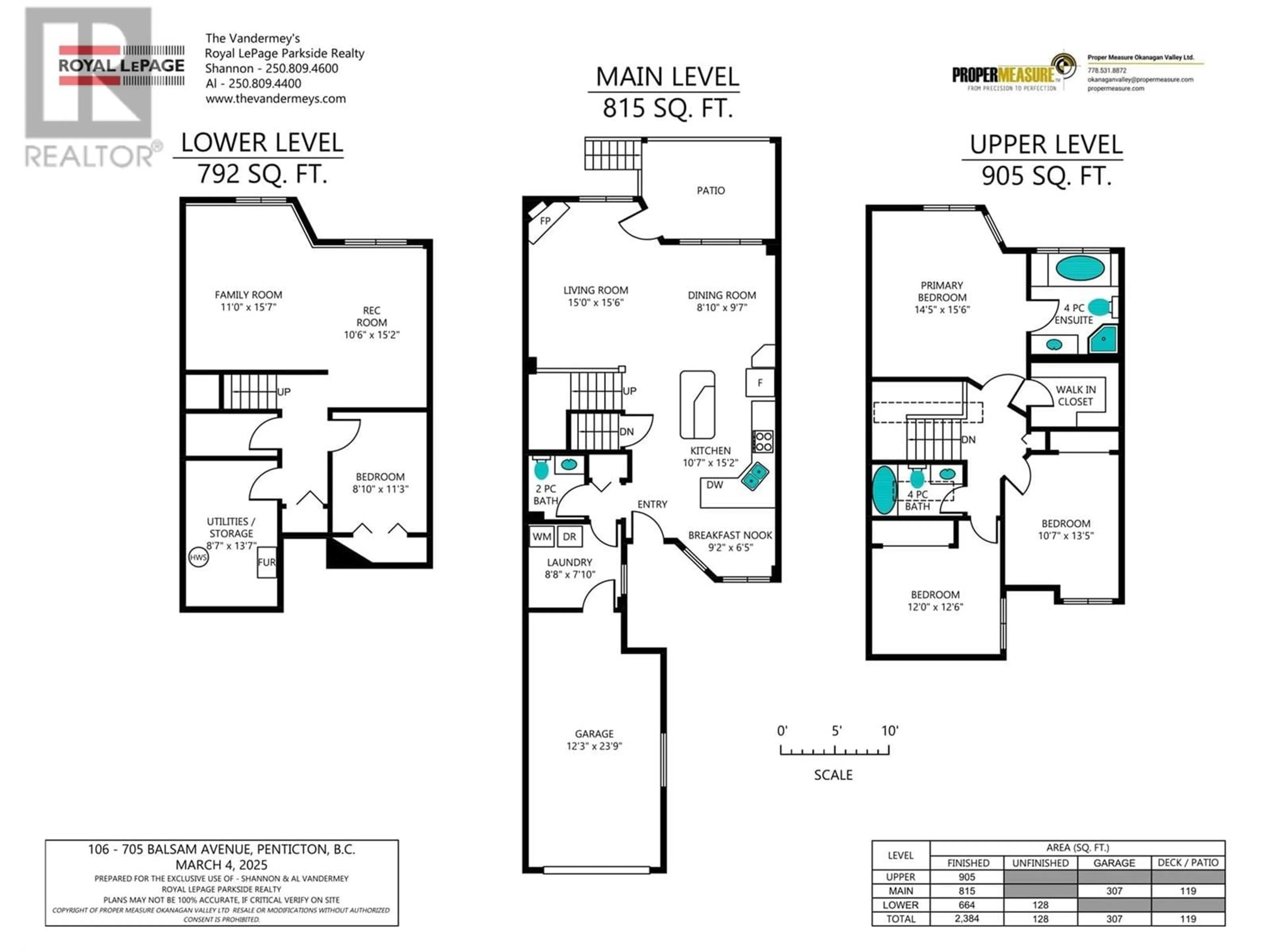 Floor plan for 106 - 705 BALSAM AVENUE, Penticton British Columbia V2A9B7