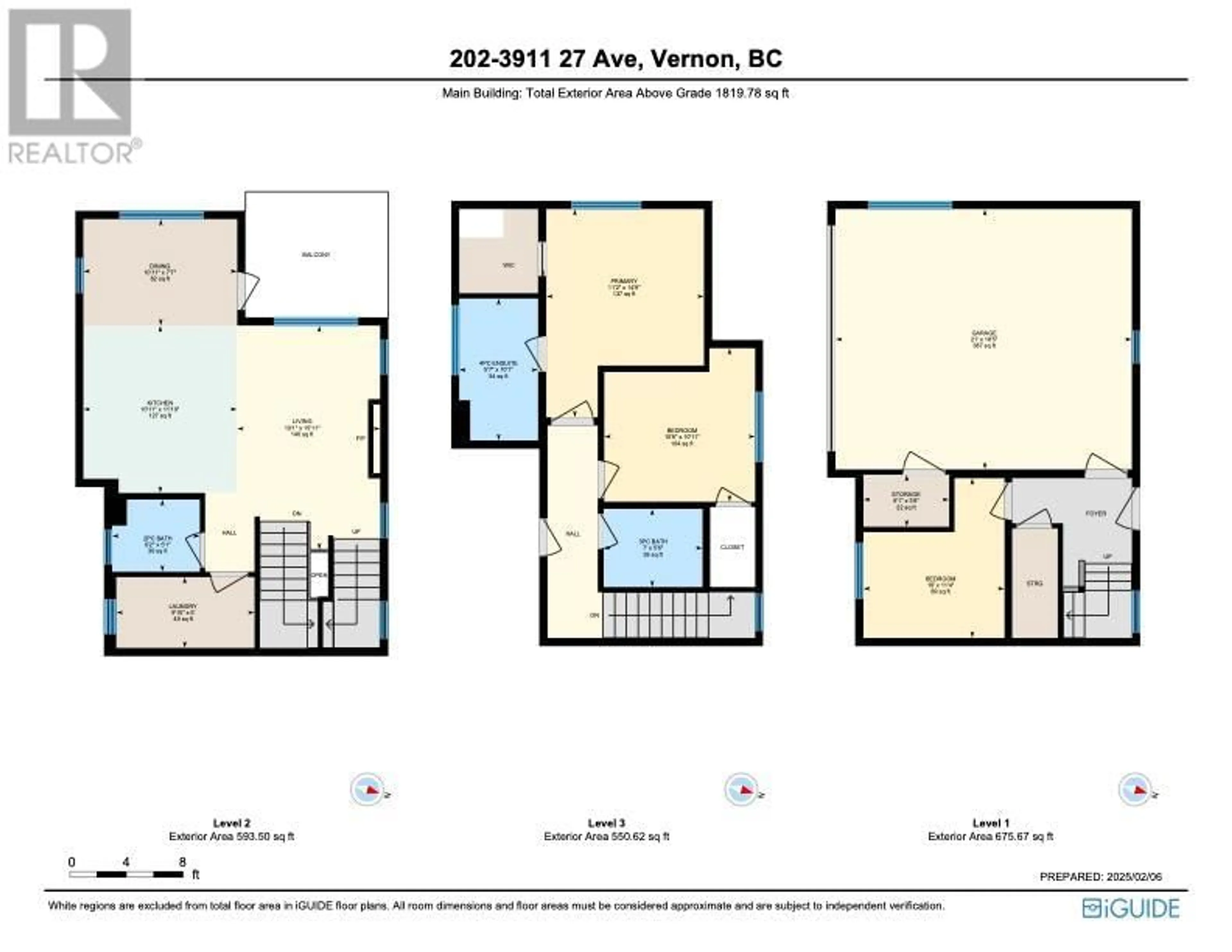 Floor plan for 202 - 3911 27 AVENUE, Vernon British Columbia V1T1S8