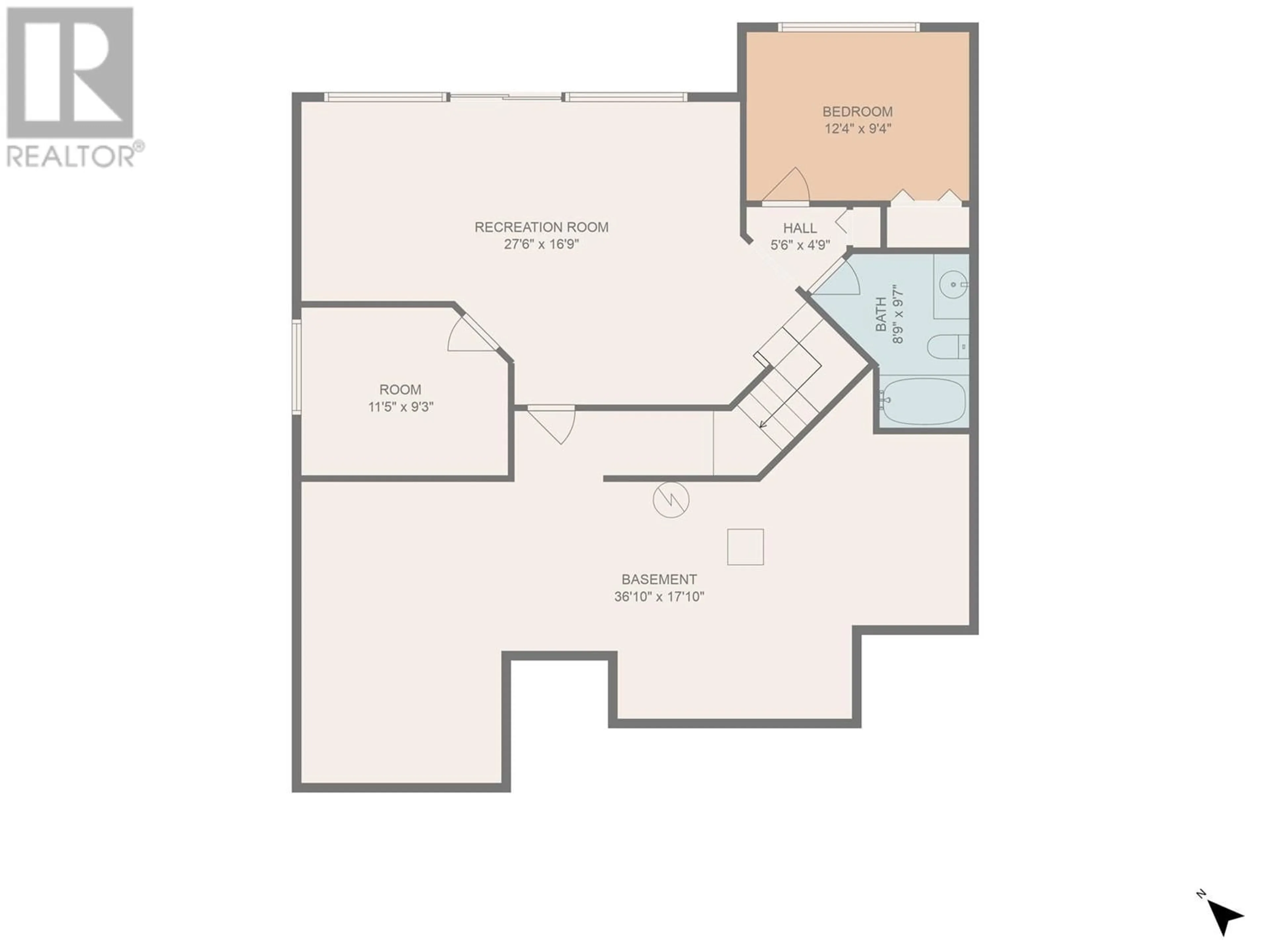 Floor plan for 4520 Gallaghers Lookout Unit# 13, Kelowna British Columbia V1W3Z8