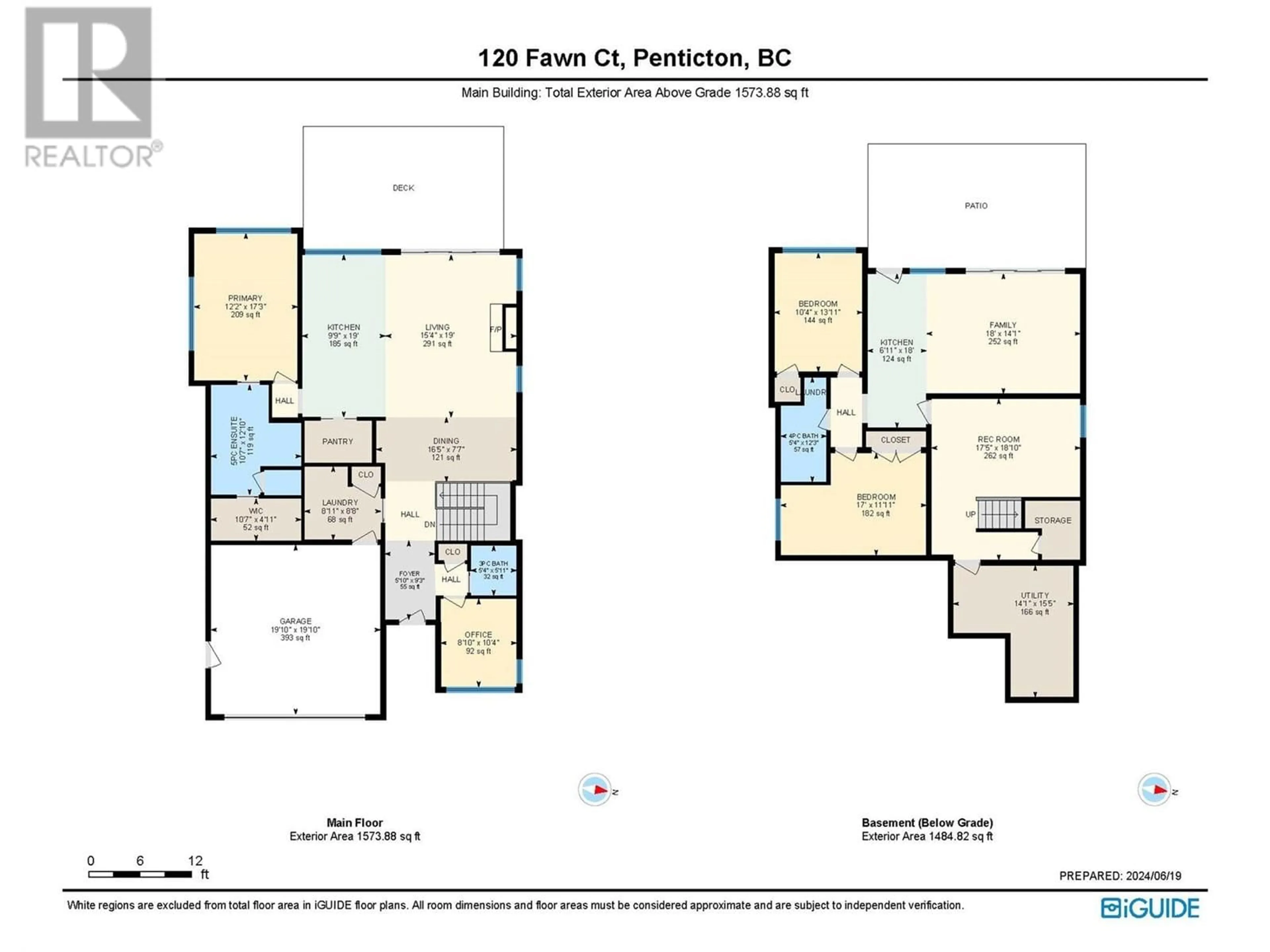 Floor plan for 120 FAWN Court, Penticton British Columbia V2A0C8