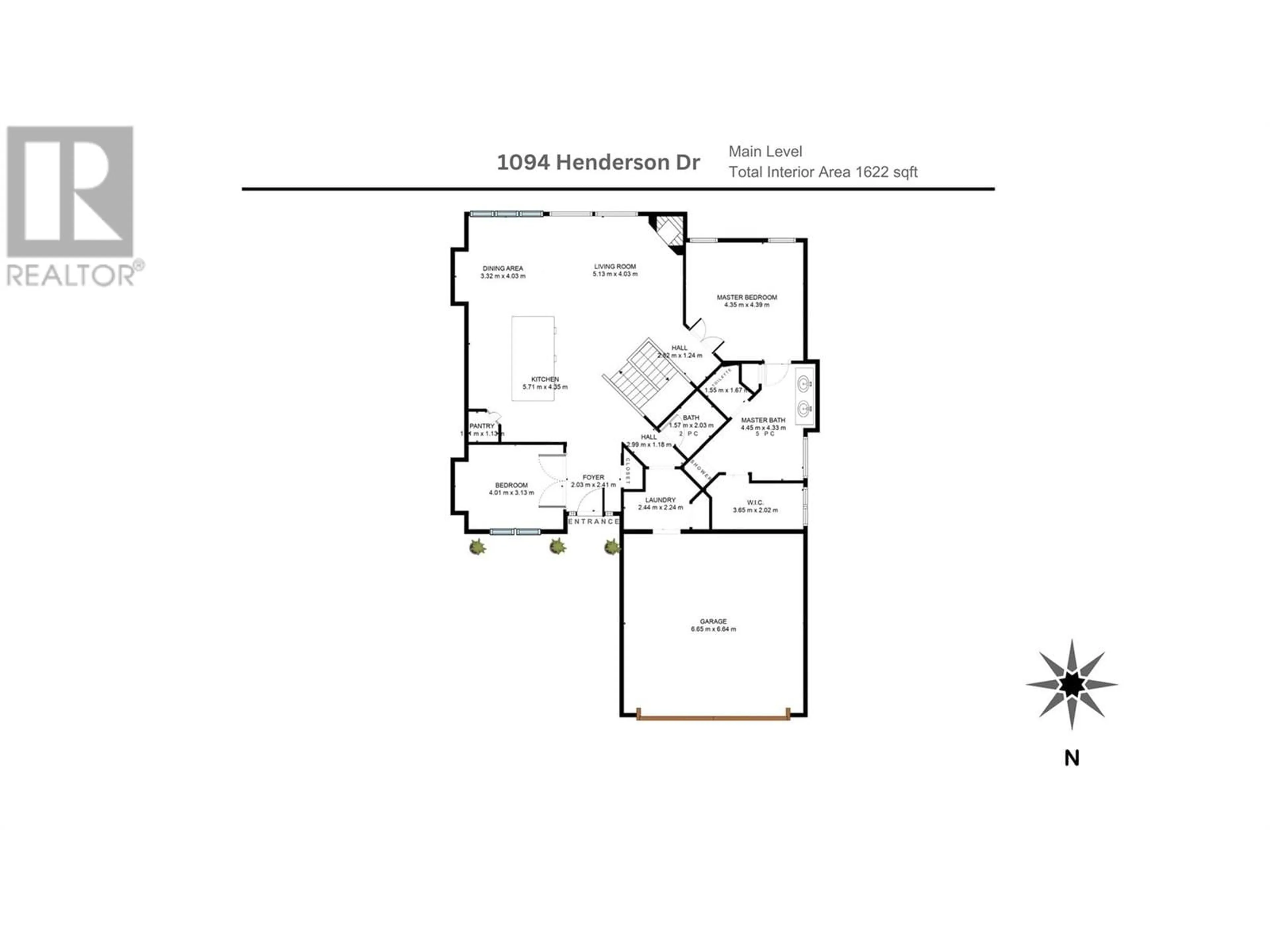 Floor plan for 1094 HENDERSON DRIVE, Kelowna British Columbia V1P1L8